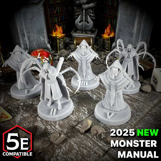 The highest quality, reasonably priced 28mm scale Aberrant Cultist miniatures for Dungeons & Dragons, Pathfinder, GURPS, and other TTRPGS!