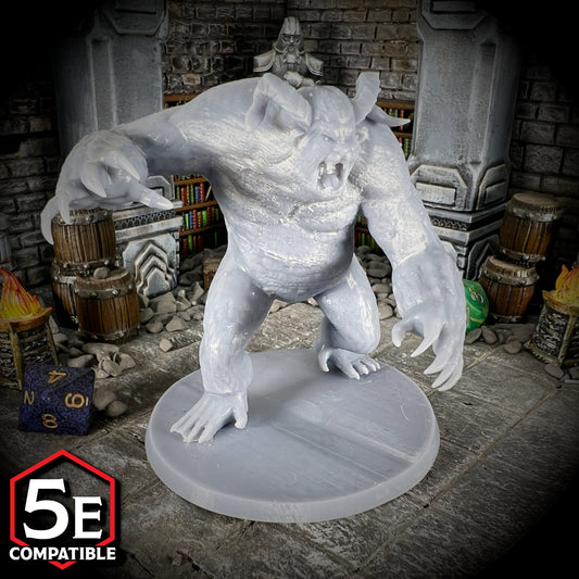 The highest quality, reasonably priced 28mm scale Abominable Snowman - Glazhael the Cloudchaser miniatures for Dungeons & Dragons, Pathfinder, GURPS, and other TTRPGS!