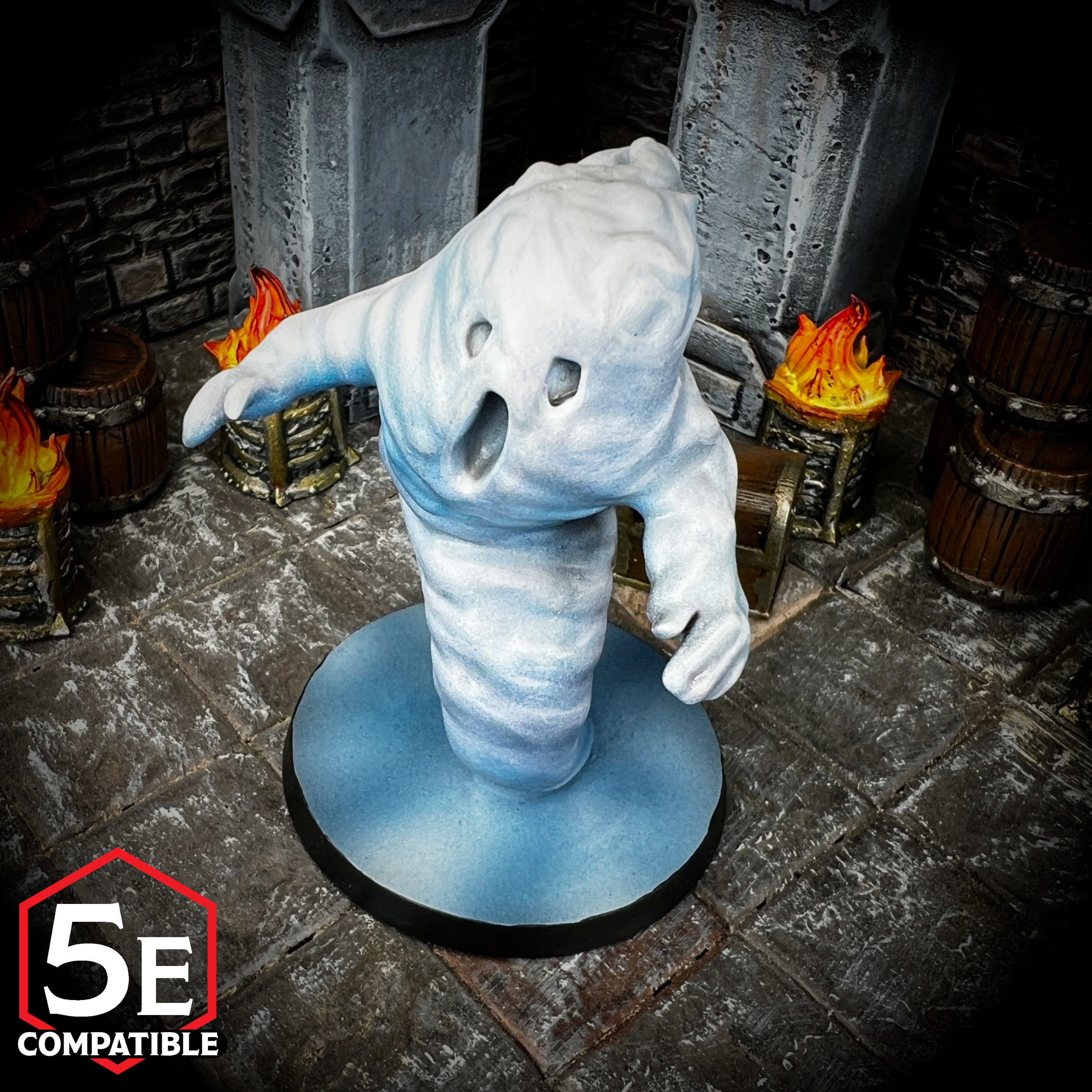The highest quality, reasonably priced 28mm scale Air Elemental miniatures for Dungeons & Dragons, Pathfinder, GURPS, and other TTRPGS!