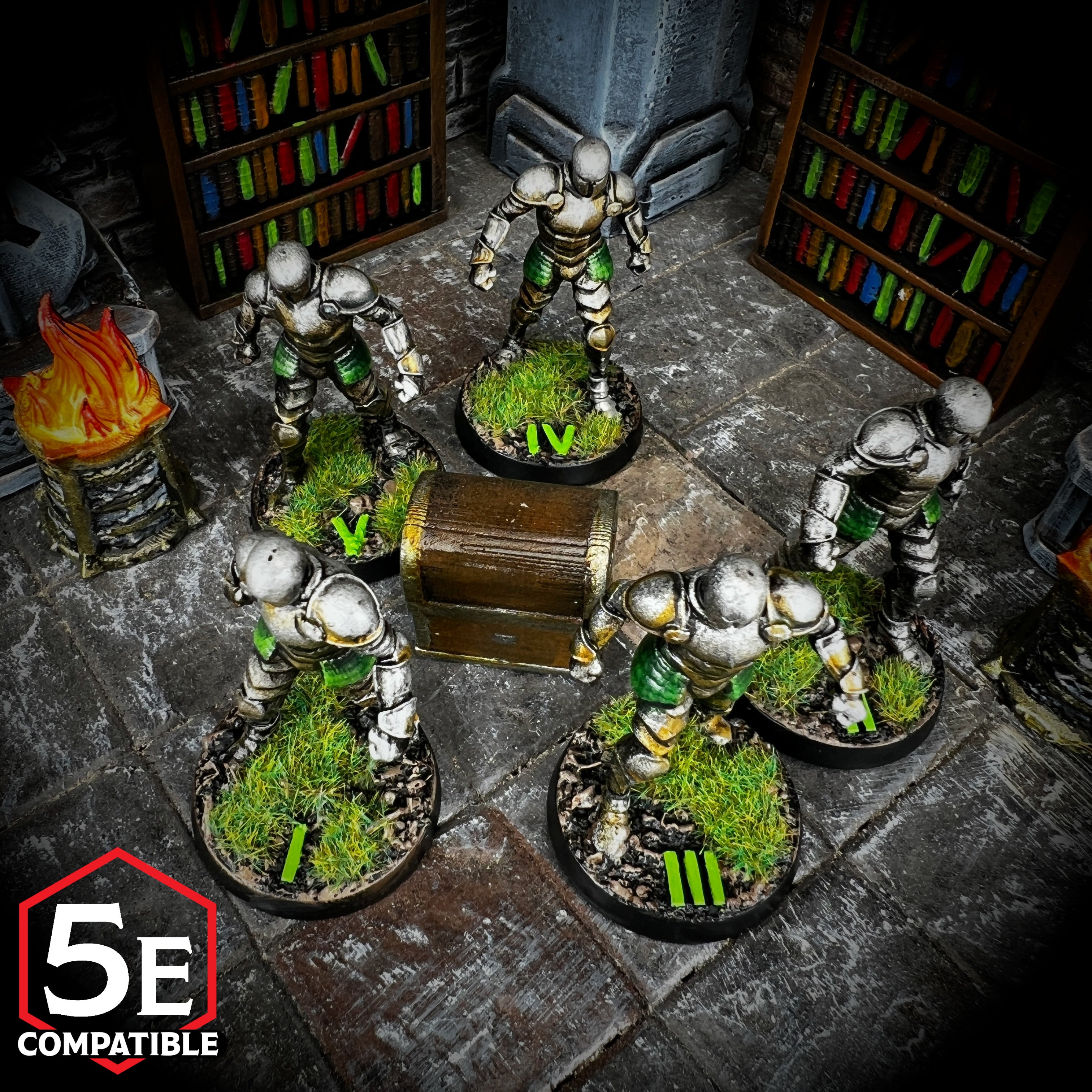 The highest quality, reasonably priced 28mm scale Animate Armor miniatures for Dungeons & Dragons, Pathfinder, GURPS, and other TTRPGS!