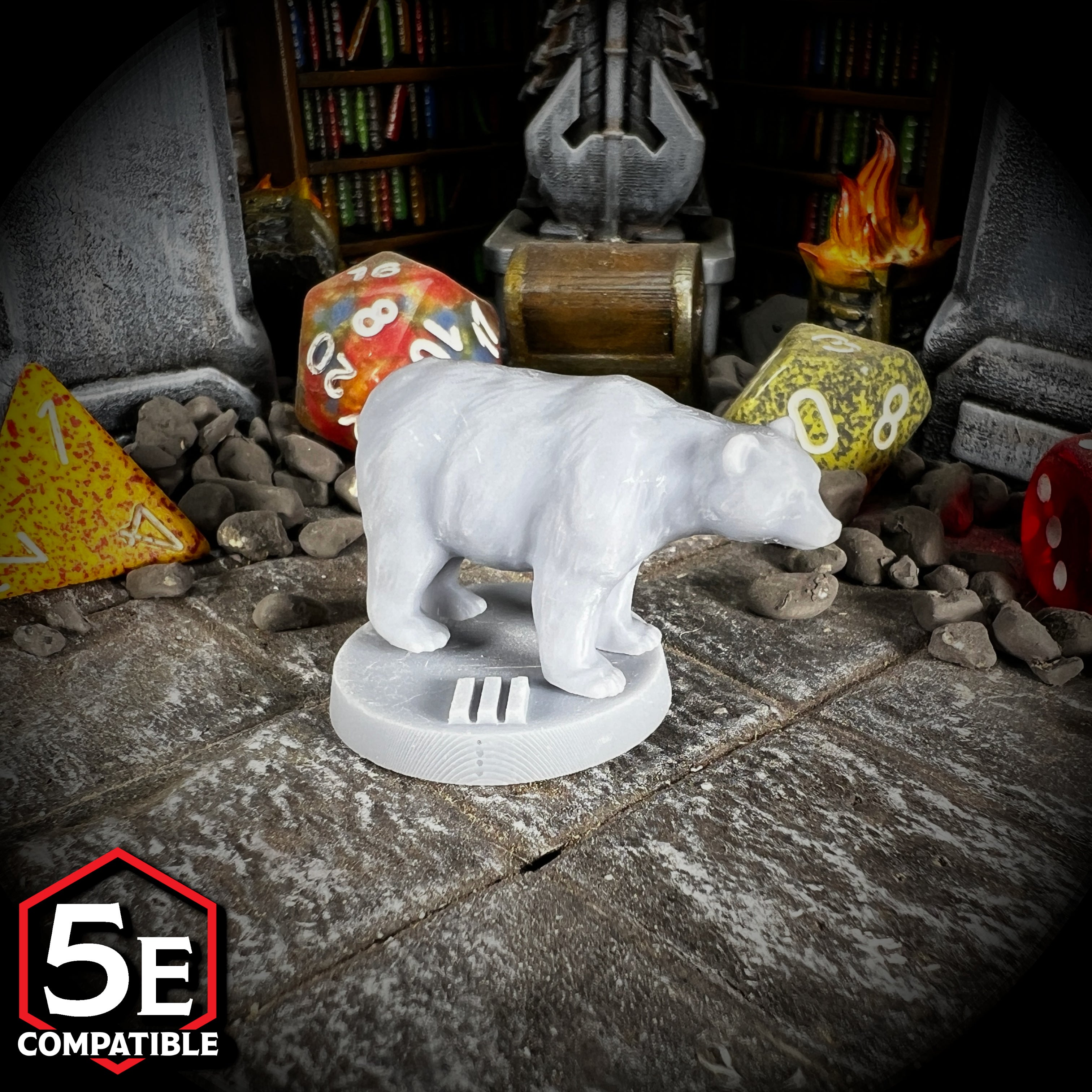 The highest quality, reasonably priced 28mm scale Black Bear miniatures for Dungeons & Dragons, Pathfinder, GURPS, and other TTRPGS!