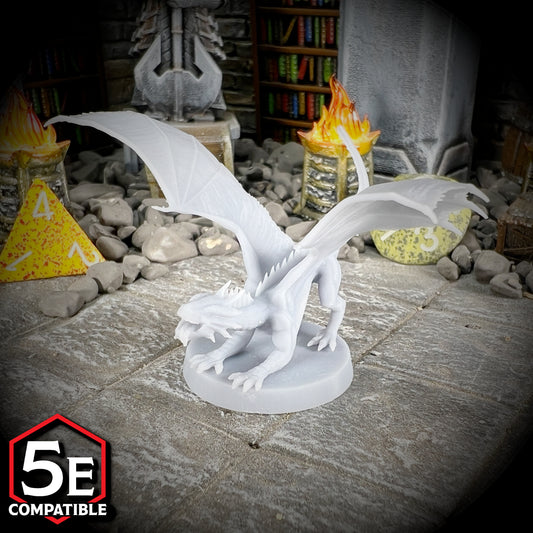 The highest quality, reasonably priced 28mm scale Bronze Dragon Wyrmling miniatures for Dungeons & Dragons, Pathfinder, GURPS, and other TTRPGS!