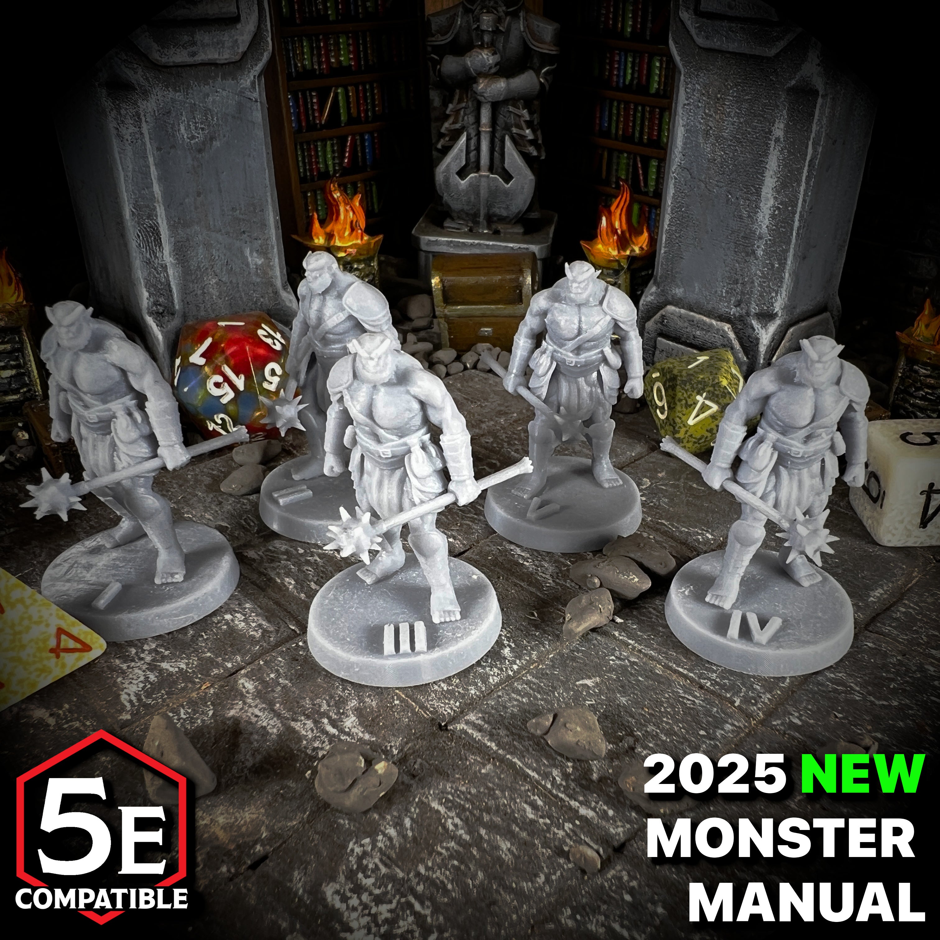 The highest quality, reasonably priced 28mm scale Bugbear Stalker miniatures for Dungeons & Dragons, Pathfinder, GURPS, and other TTRPGS!