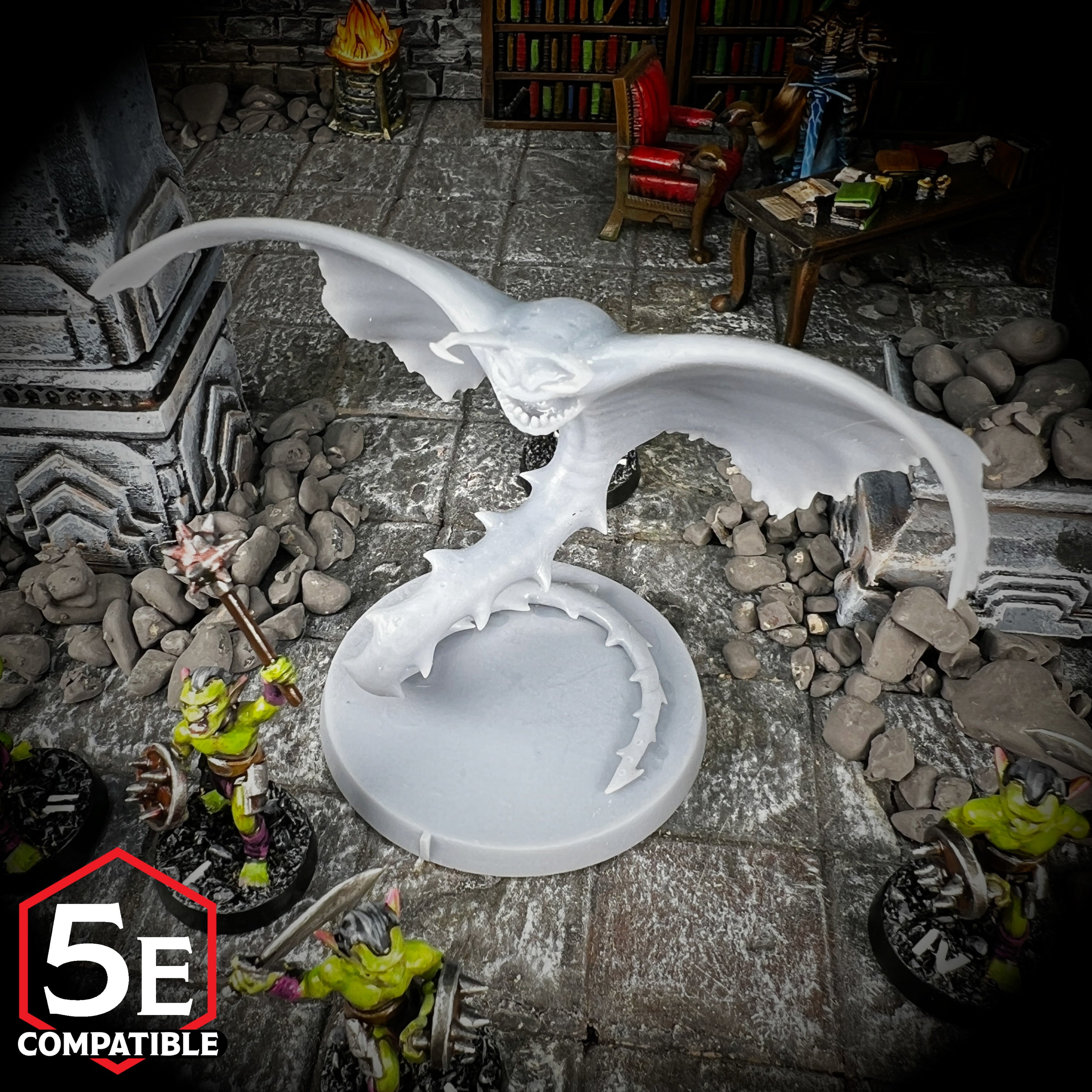 The highest quality, reasonably priced 28mm scale Cloaker miniatures for Dungeons & Dragons, Pathfinder, GURPS, and other TTRPGS!
