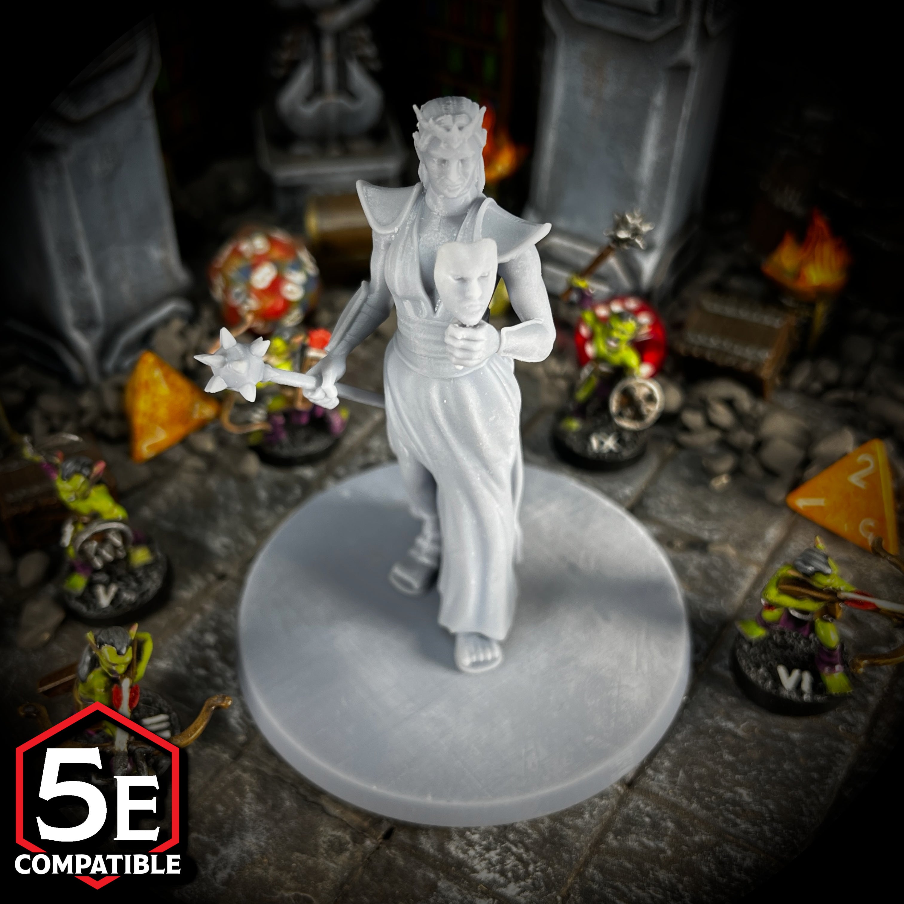 The highest quality, reasonably priced 28mm scale Cloud Giant Female miniatures for Dungeons & Dragons, Pathfinder, GURPS, and other TTRPGS! 