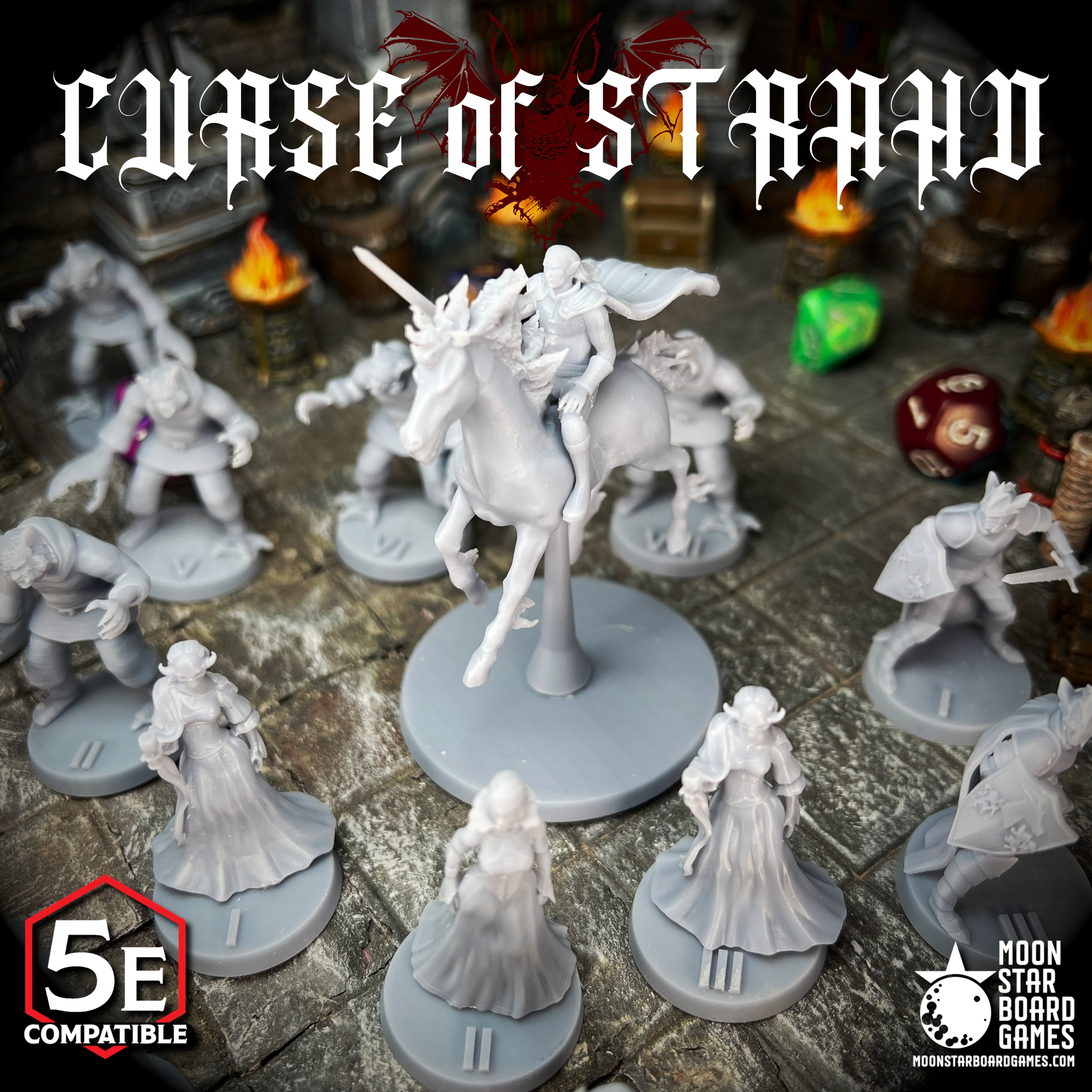 Curse of Stradh Characters/NPCs - 37pc - COMPLETE ADVENTURE PACK