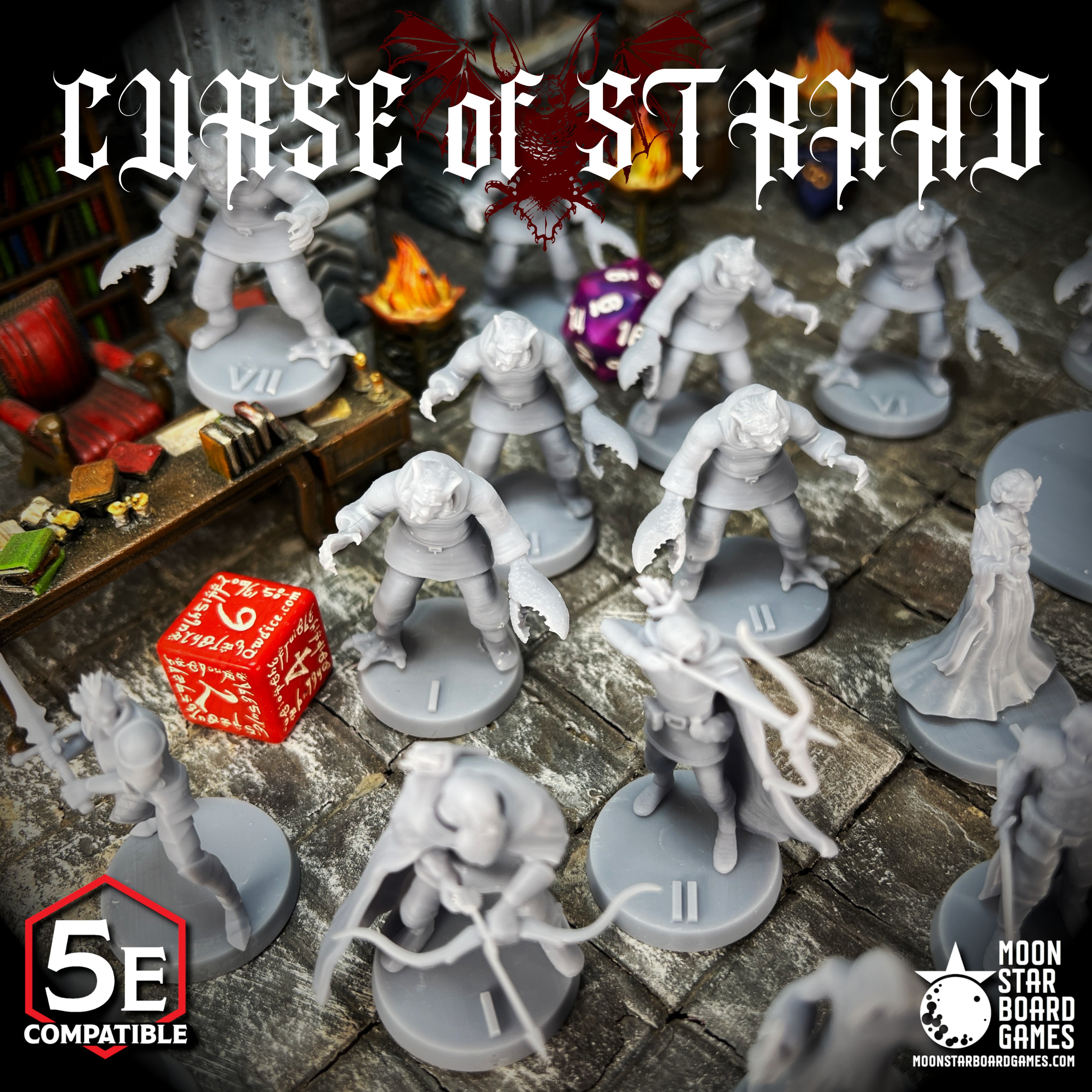Curse of Stradh Characters/NPCs - 37pc - COMPLETE ADVENTURE PACK