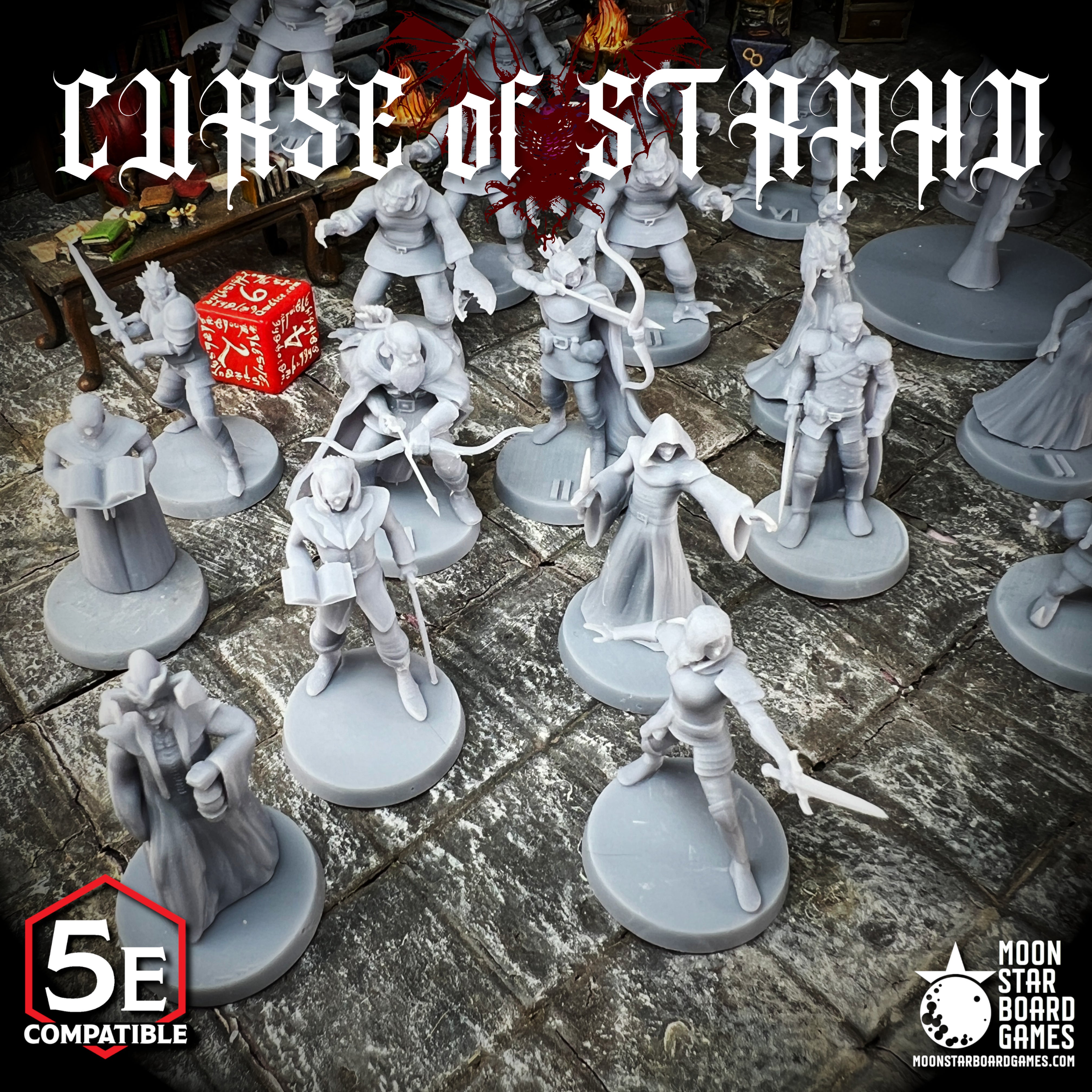 Curse of Stradh Characters/NPCs - 37pc - COMPLETE ADVENTURE PACK
