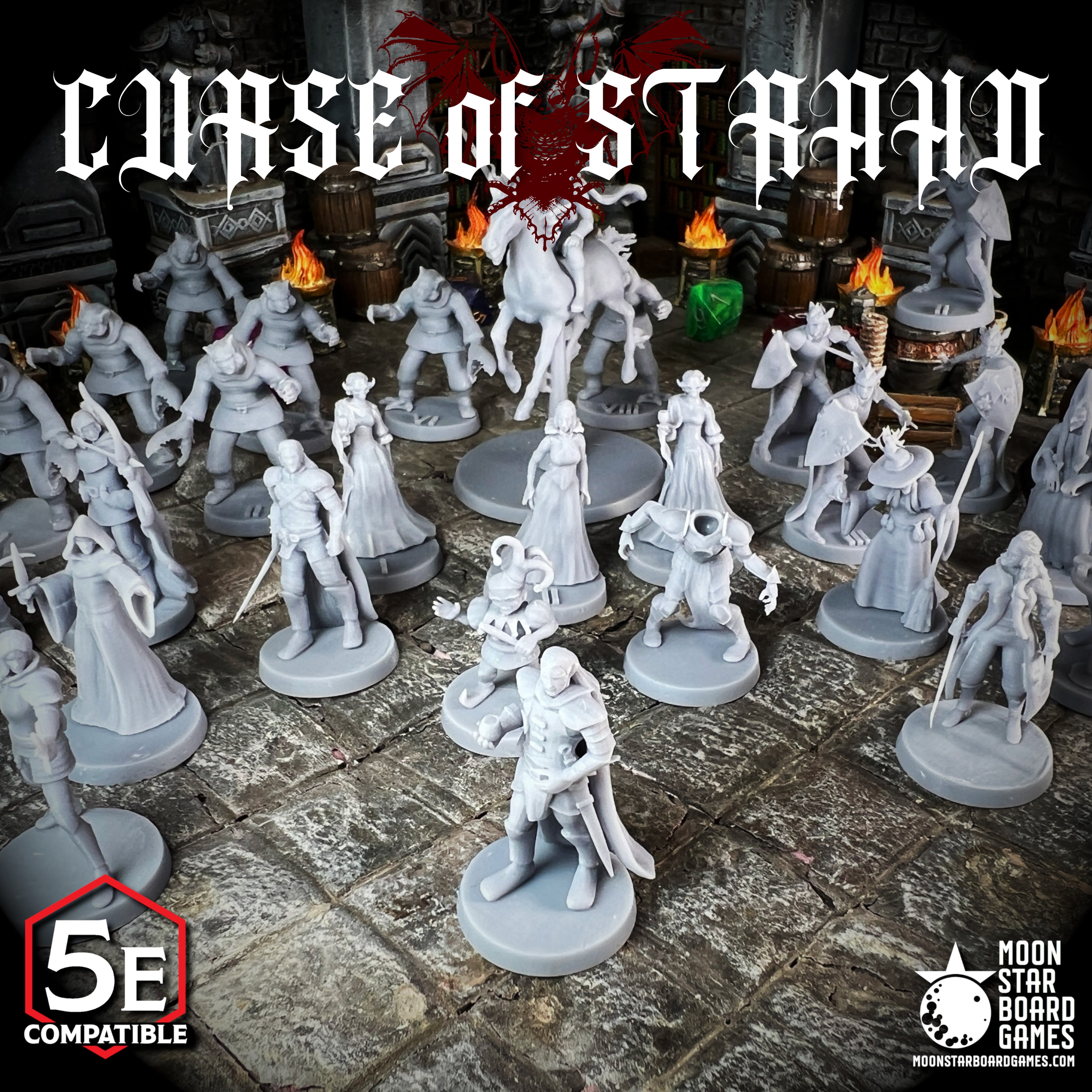 Curse of Stradh Characters/NPCs - 37pc - COMPLETE ADVENTURE PACK