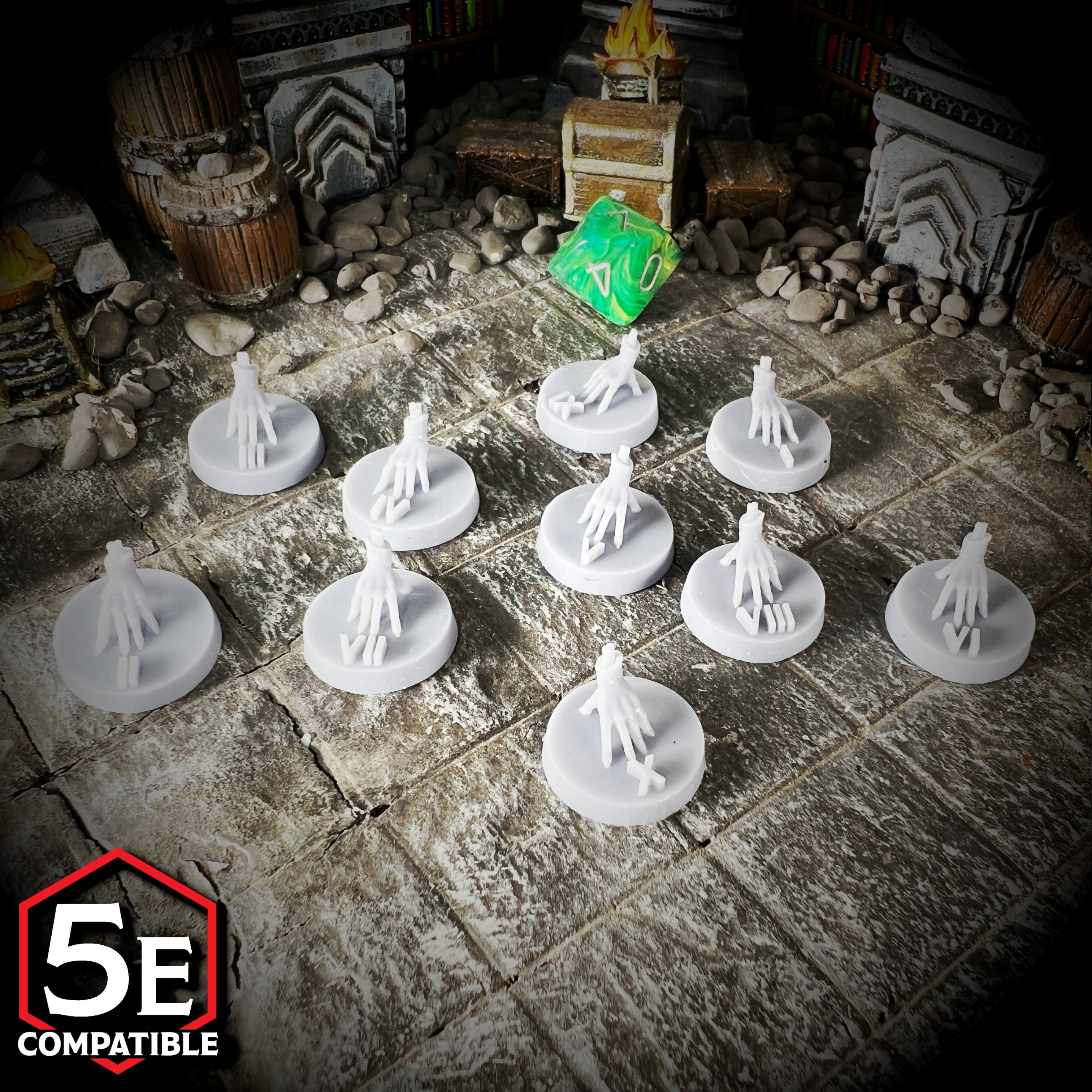 The highest quality, reasonably priced 28mm scale Crawling Claws miniatures for Dungeons & Dragons, Pathfinder, GURPS, and other TTRPGS!
