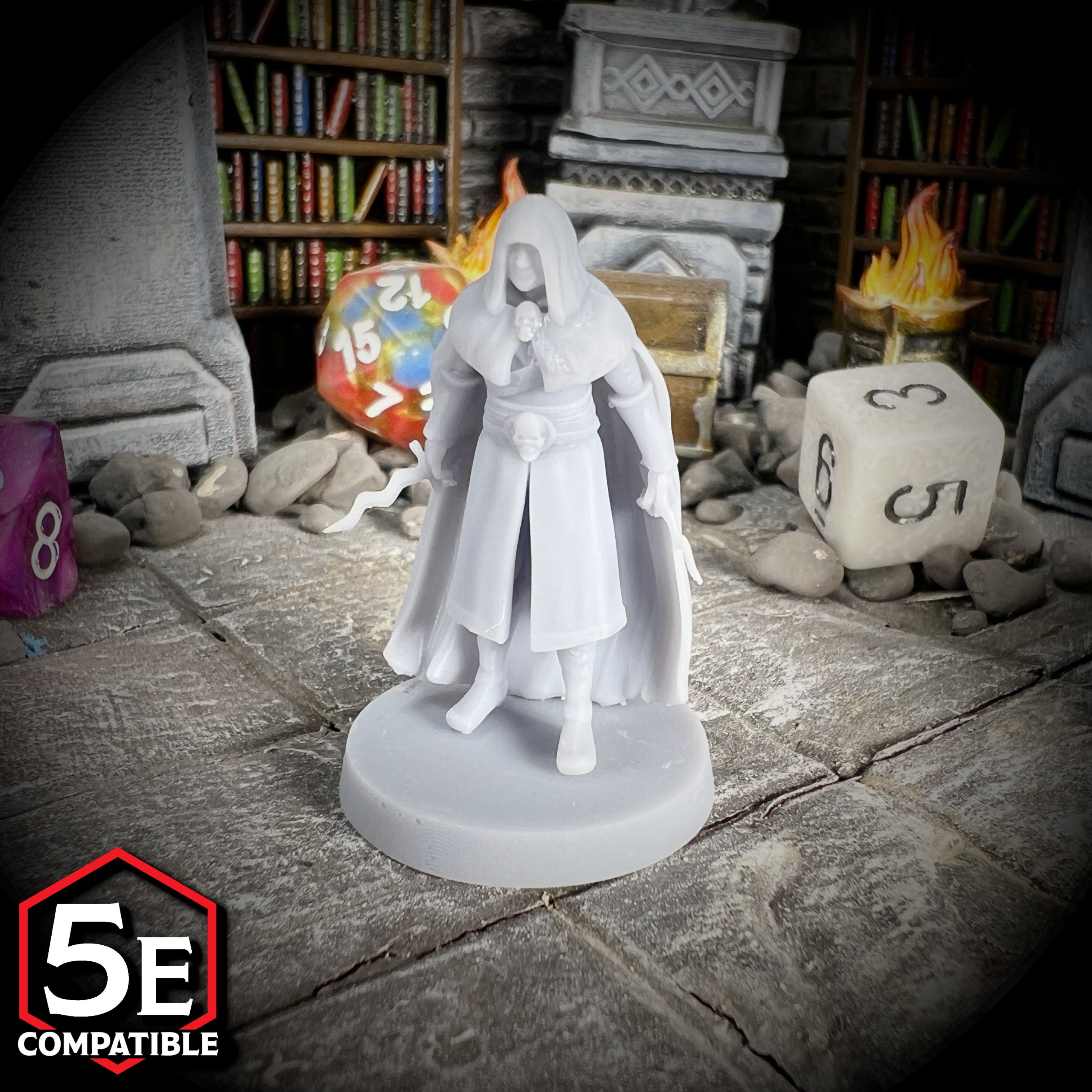 The highest quality, reasonably priced 28mm scale Cultist Fanatic miniatures for Dungeons & Dragons, Pathfinder, GURPS, and other TTRPGS!