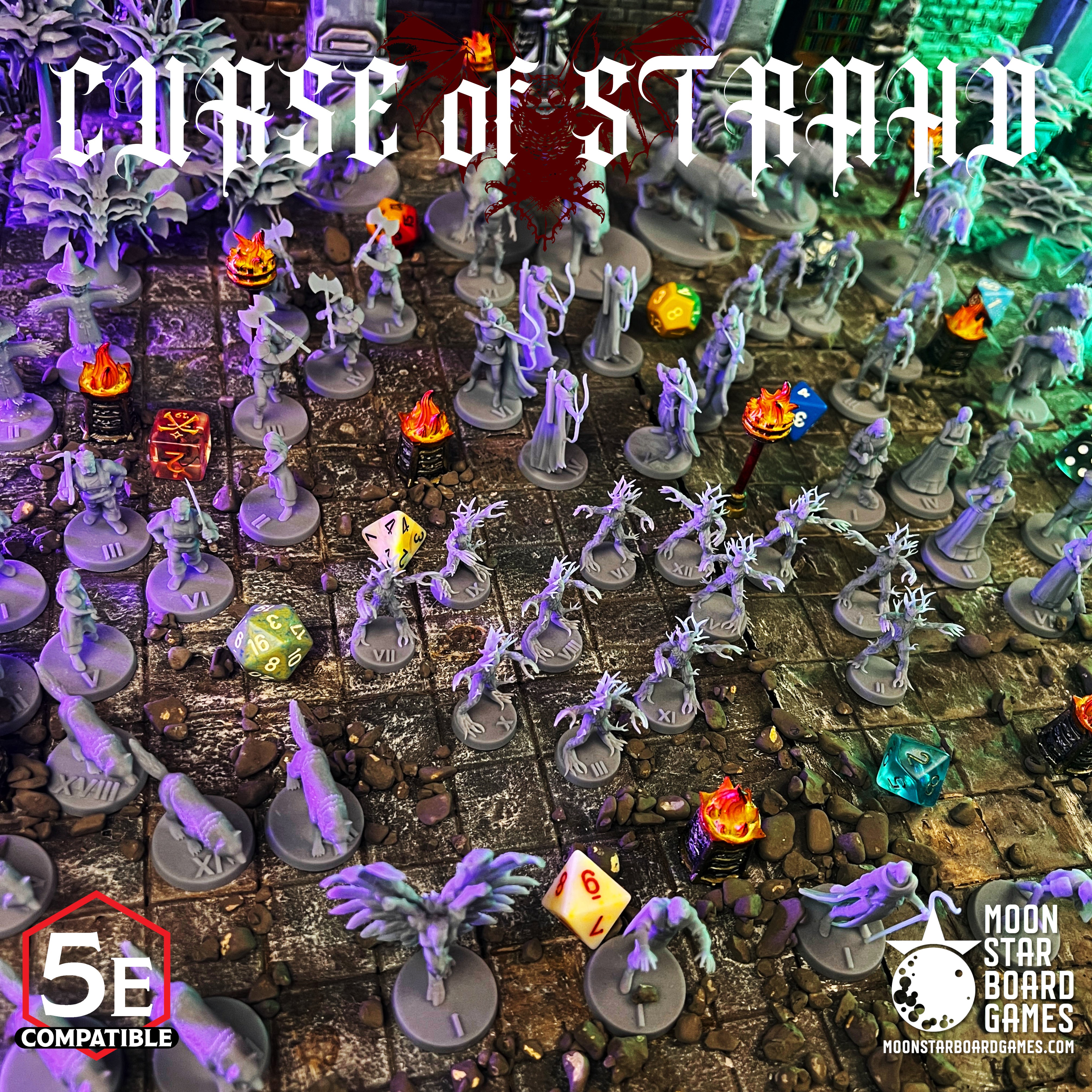 The highest quality, reasonably priced 28mm scale Curse of Stradh Random Encounter miniatures for Dungeons & Dragons, Pathfinder, GURPS, and other TTRPGS!