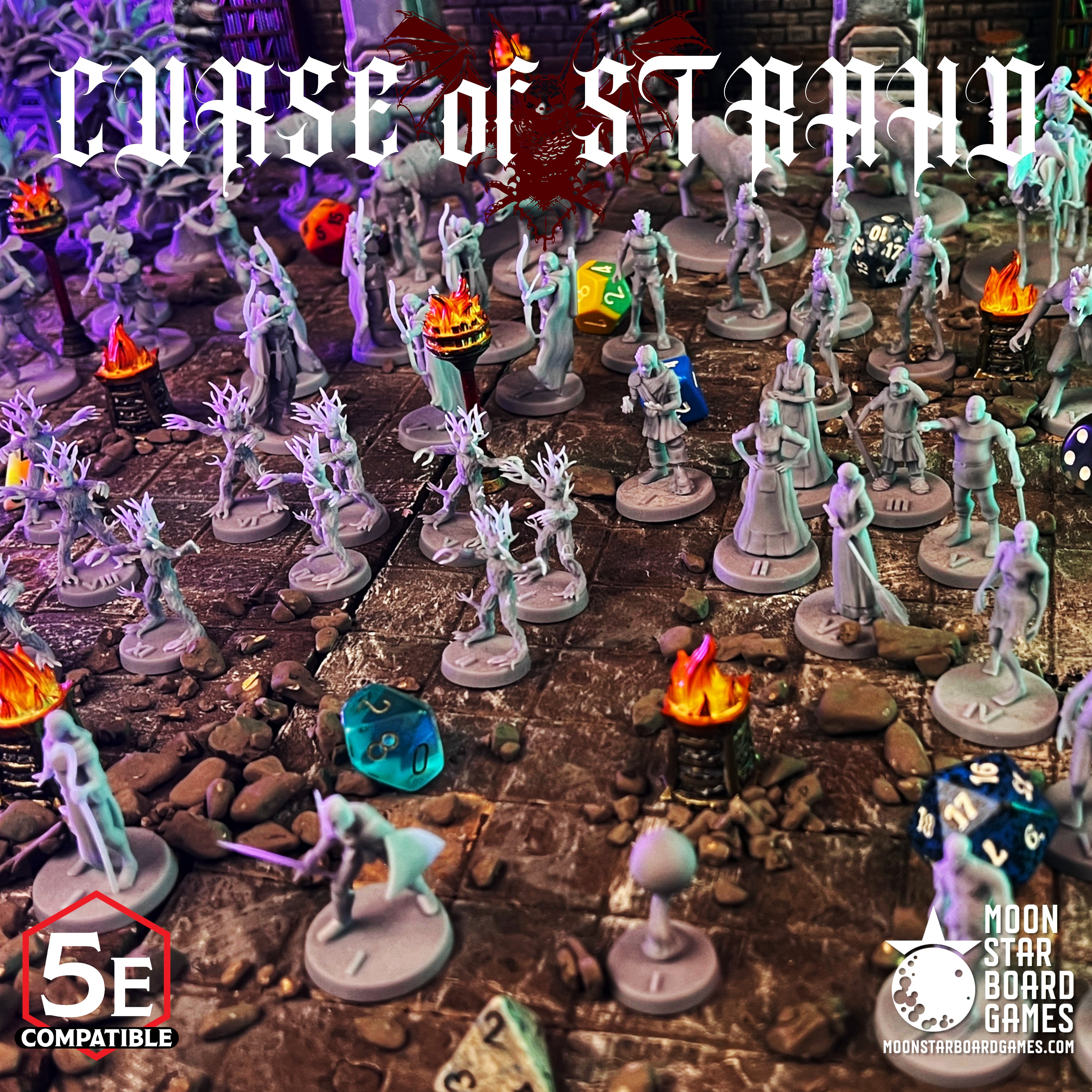 The highest quality, reasonably priced 28mm scale Curse of Stradh Random Encounter miniatures for Dungeons & Dragons, Pathfinder, GURPS, and other TTRPGS!