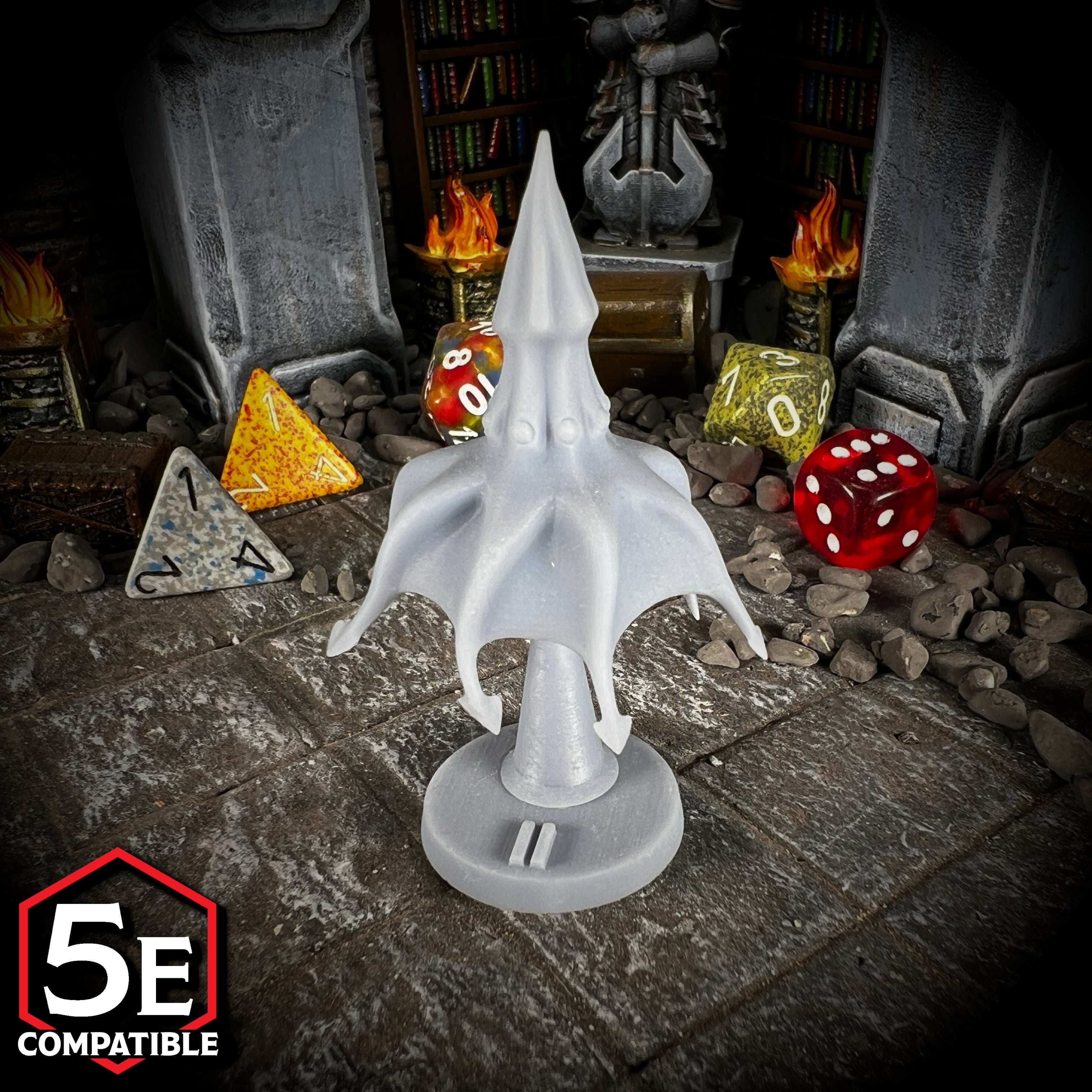 The highest quality, reasonably priced 28mm scale Darkmantle miniatures for Dungeons & Dragons, Pathfinder, GURPS, and other TTRPGS!