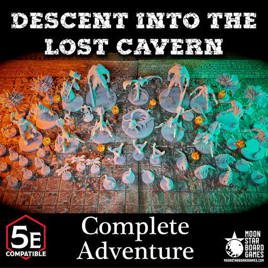 Descent into the Lost Caverns of Tsojcanth - 48pc - COMPLETE ADVENTURE