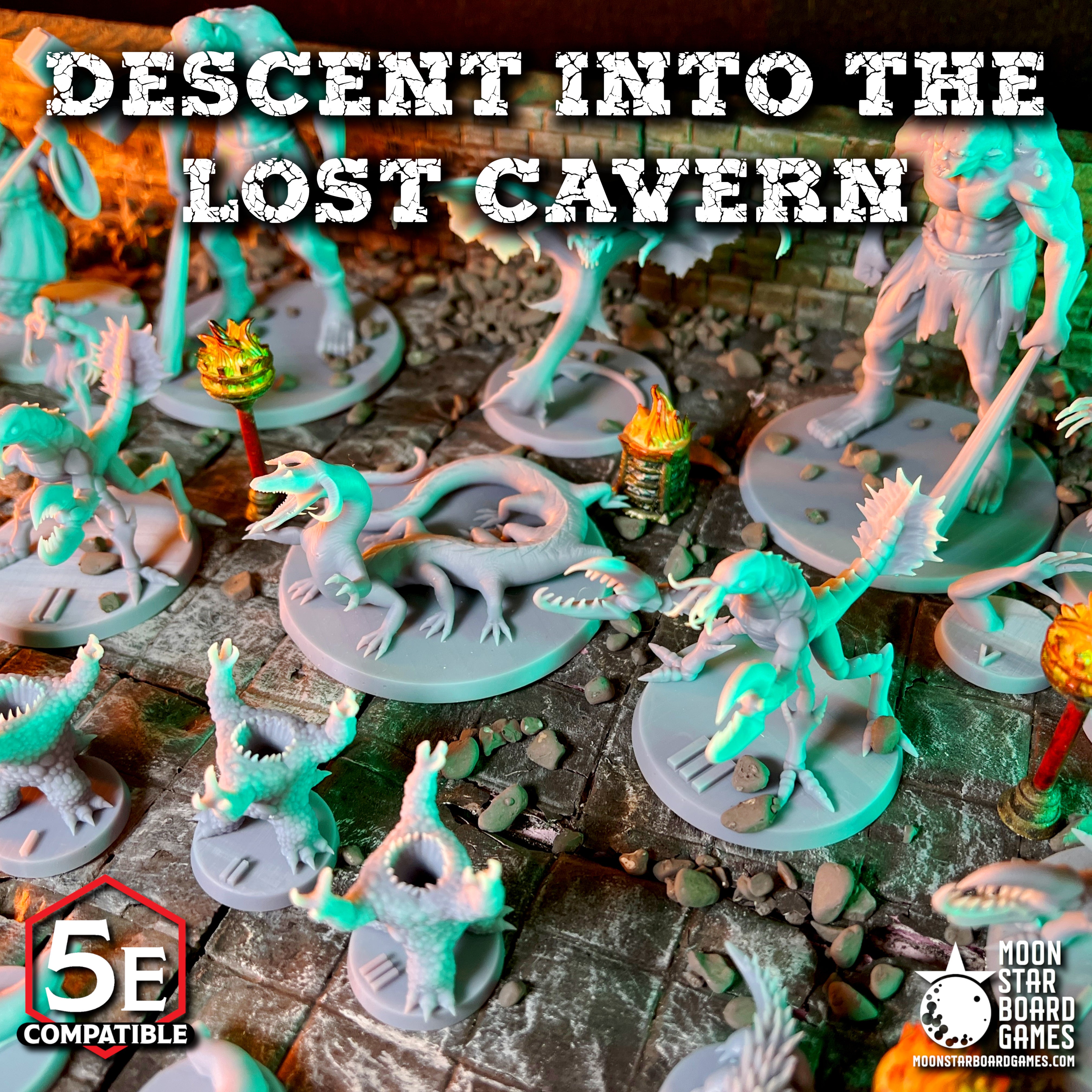 Descent into the Lost Caverns of Tsojcanth - 48pc - COMPLETE ADVENTURE