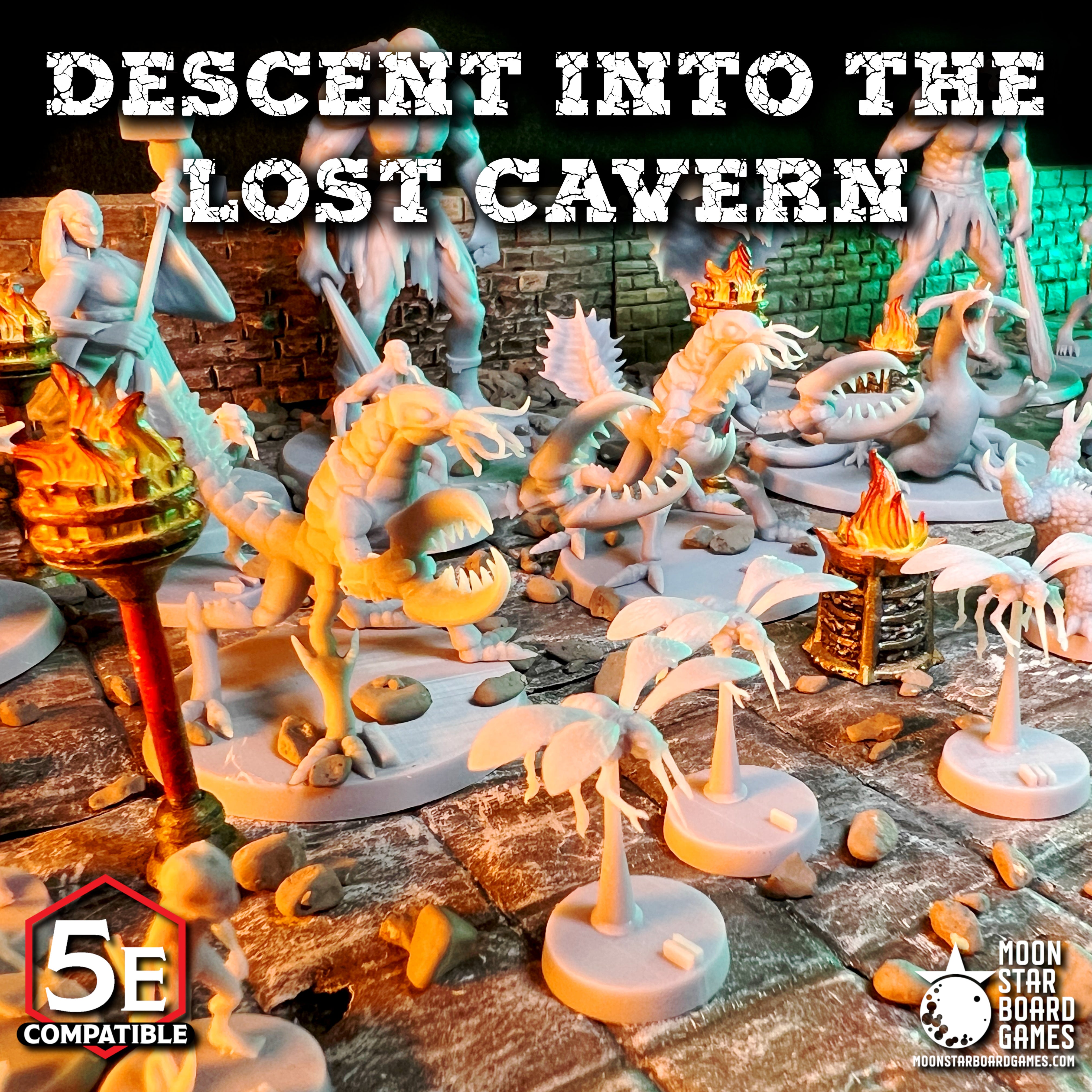 Descent into the Lost Caverns of Tsojcanth - 48pc - COMPLETE ADVENTURE
