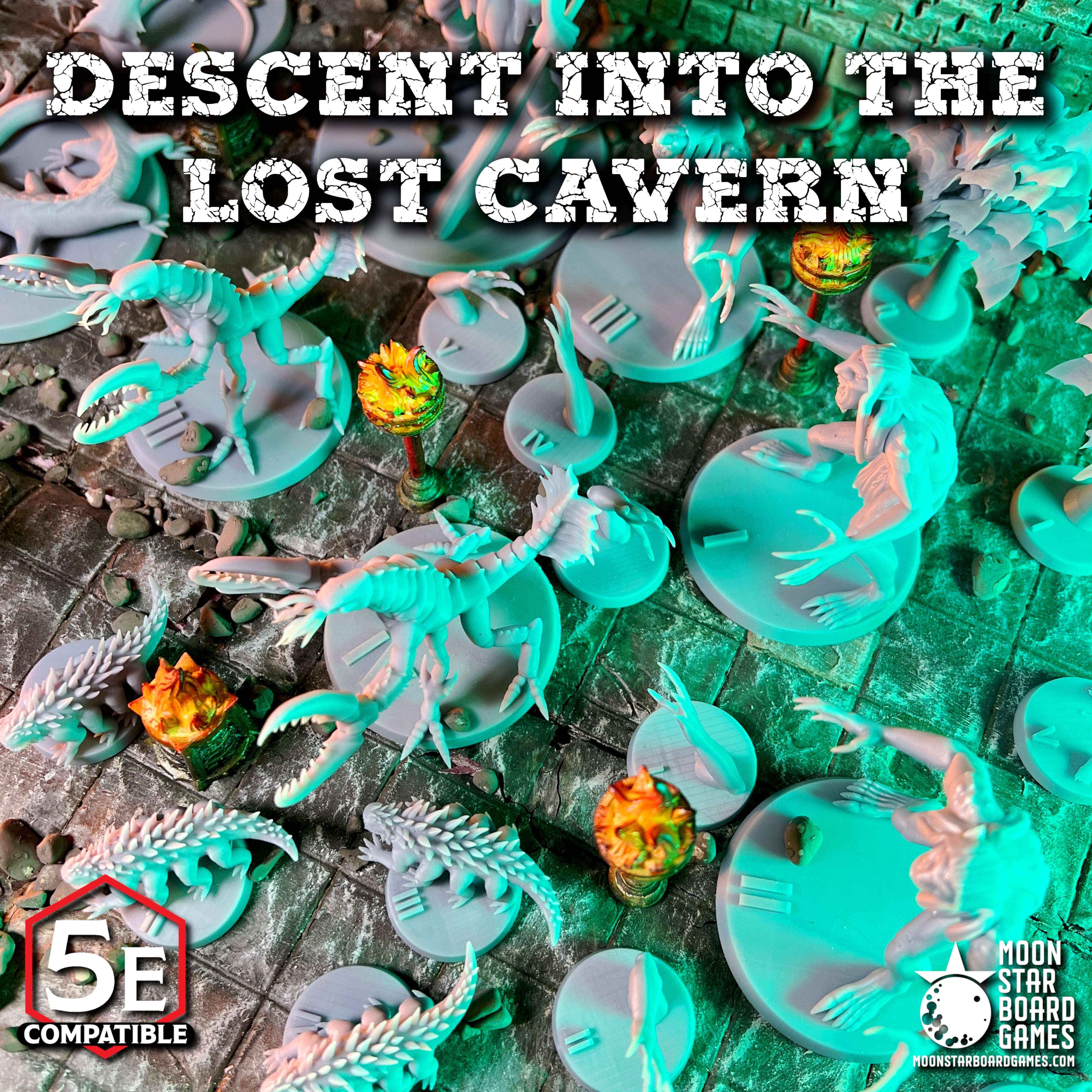 Descent into the Lost Caverns of Tsojcanth - 48pc - COMPLETE ADVENTURE