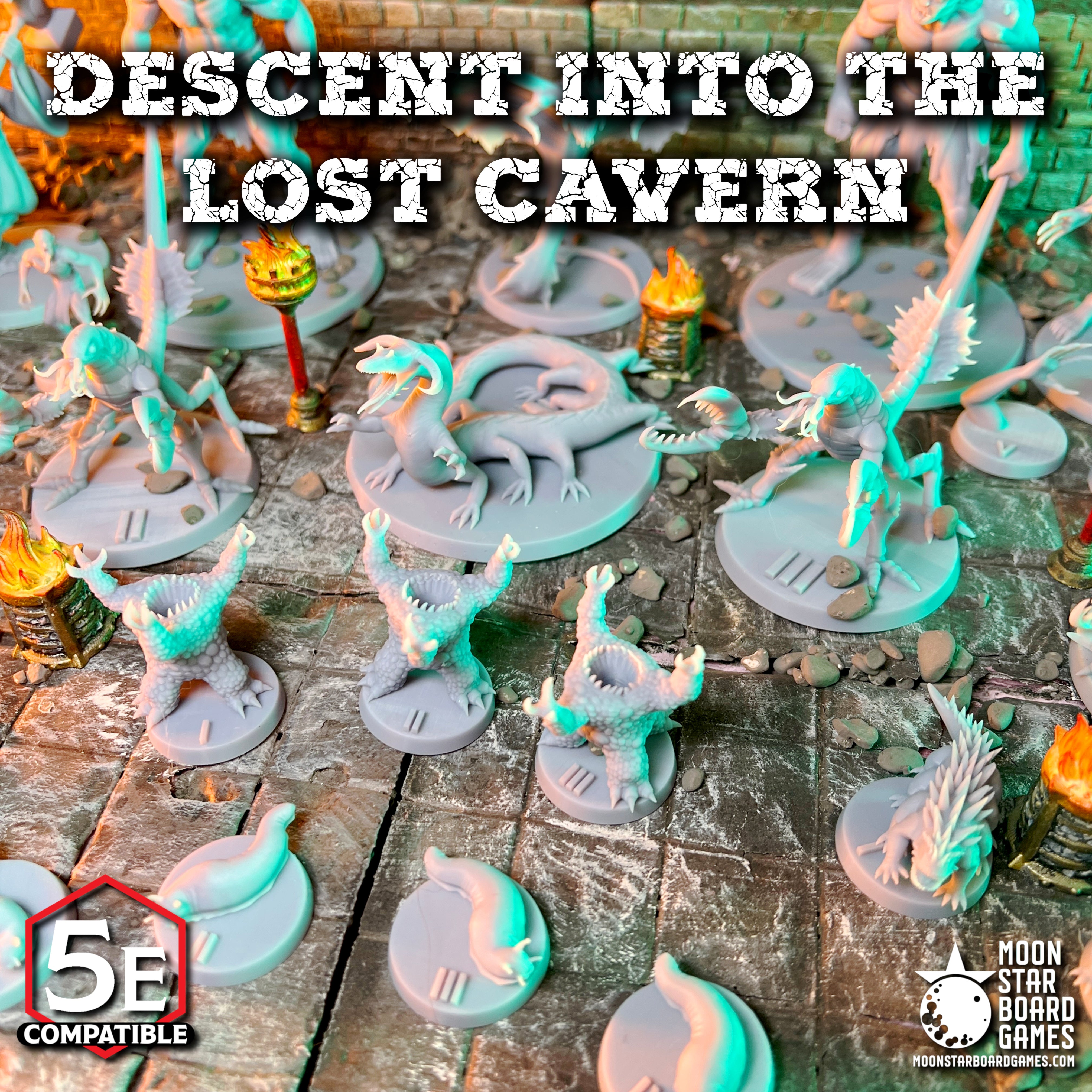 Descent into the Lost Caverns of Tsojcanth - 48pc - COMPLETE ADVENTURE