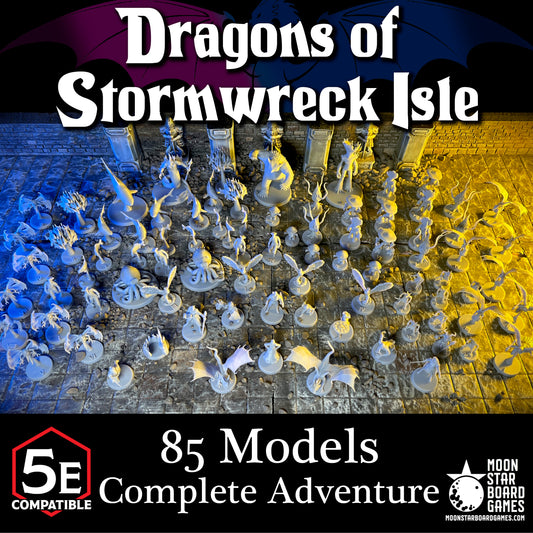 Dragons of Stormwreck Isle - 86pc - COMPLETE ADVENTURE