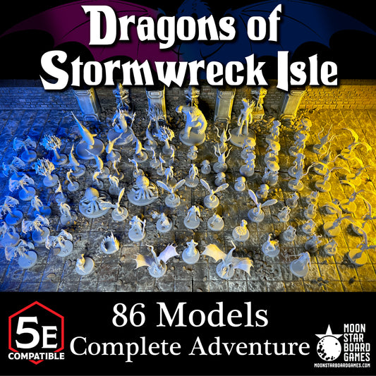 Dragons of Stormwreck Isle - 86pc - COMPLETE ADVENTURE