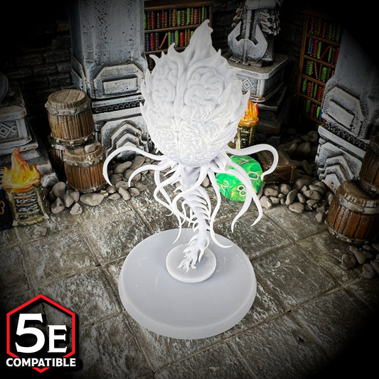 The highest quality, reasonably priced 28mm scale Elder Brain miniatures for Dungeons & Dragons, Pathfinder, GURPS, and other TTRPGS!