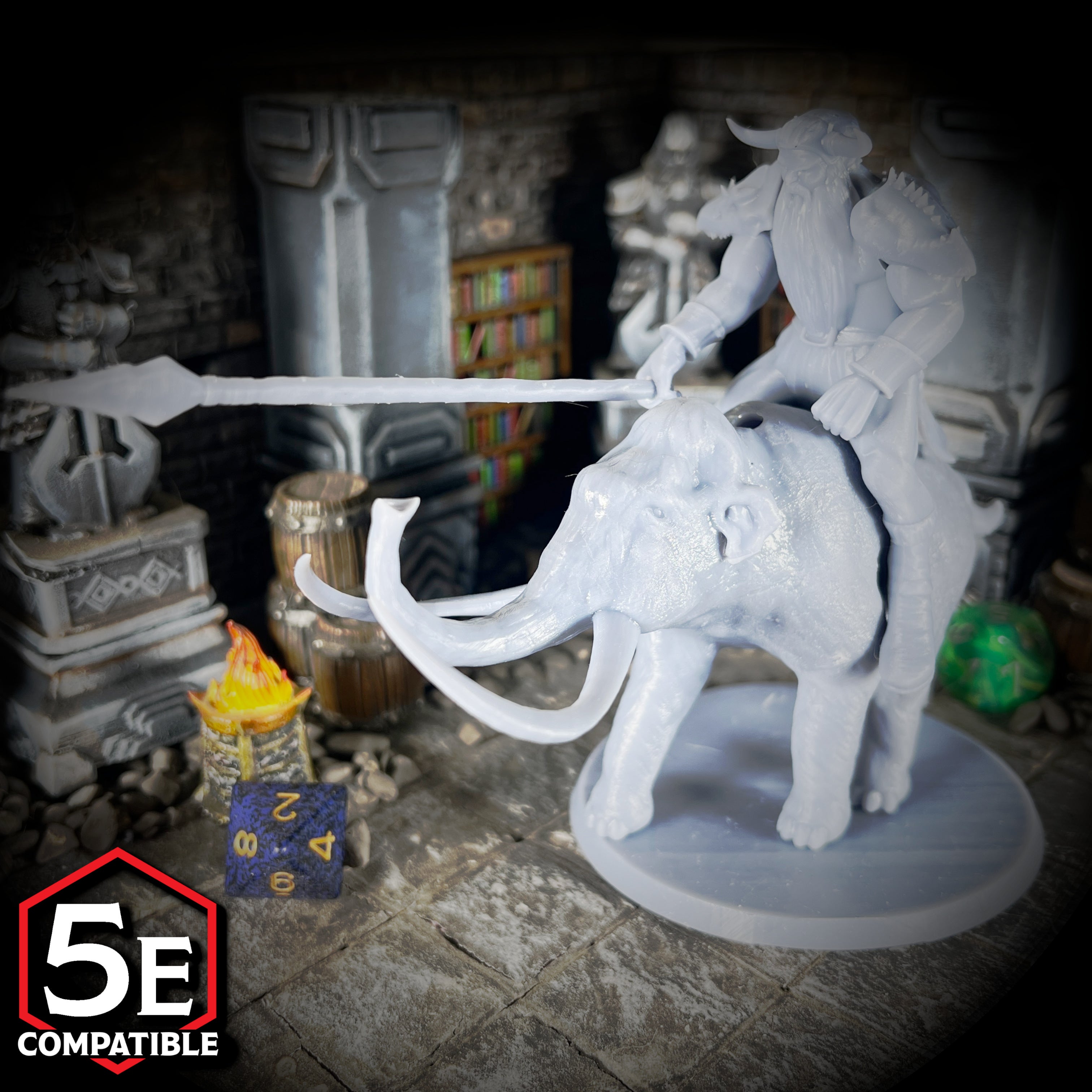 The highest quality, reasonably priced 28mm scale Frost Giant on Mammothminiatures for Dungeons & Dragons, Pathfinder, GURPS, and other TTRPGS!