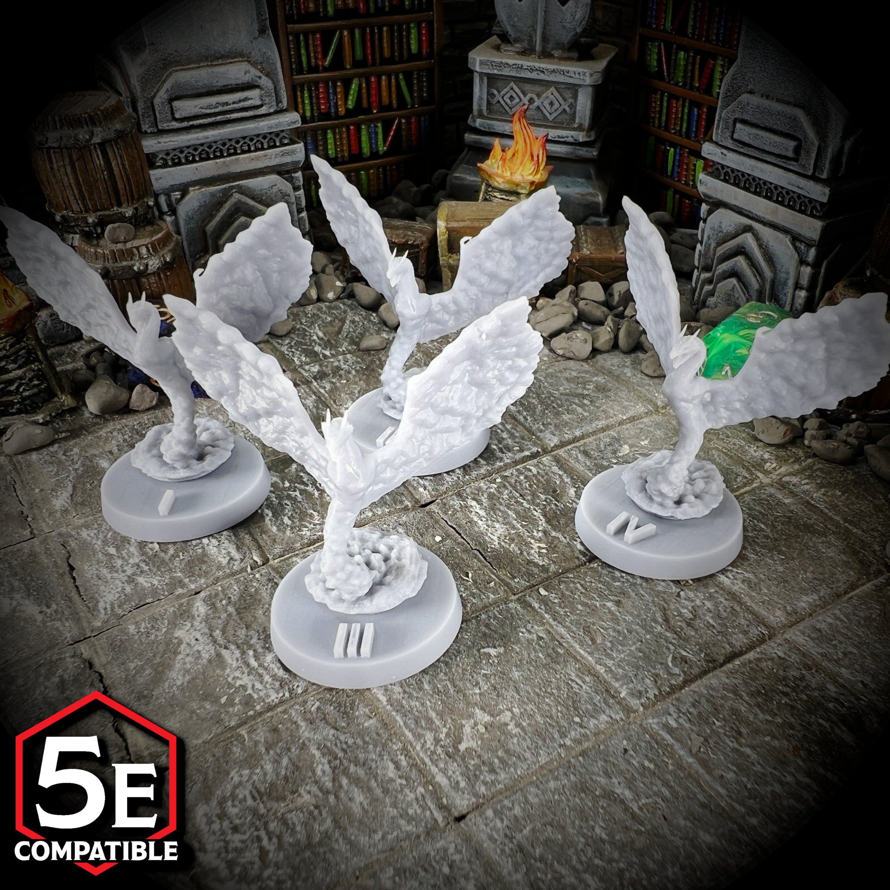 The highest quality, reasonably priced 28mm scale Fume Drake miniatures for Dungeons & Dragons, Pathfinder, GURPS, and other TTRPGS!