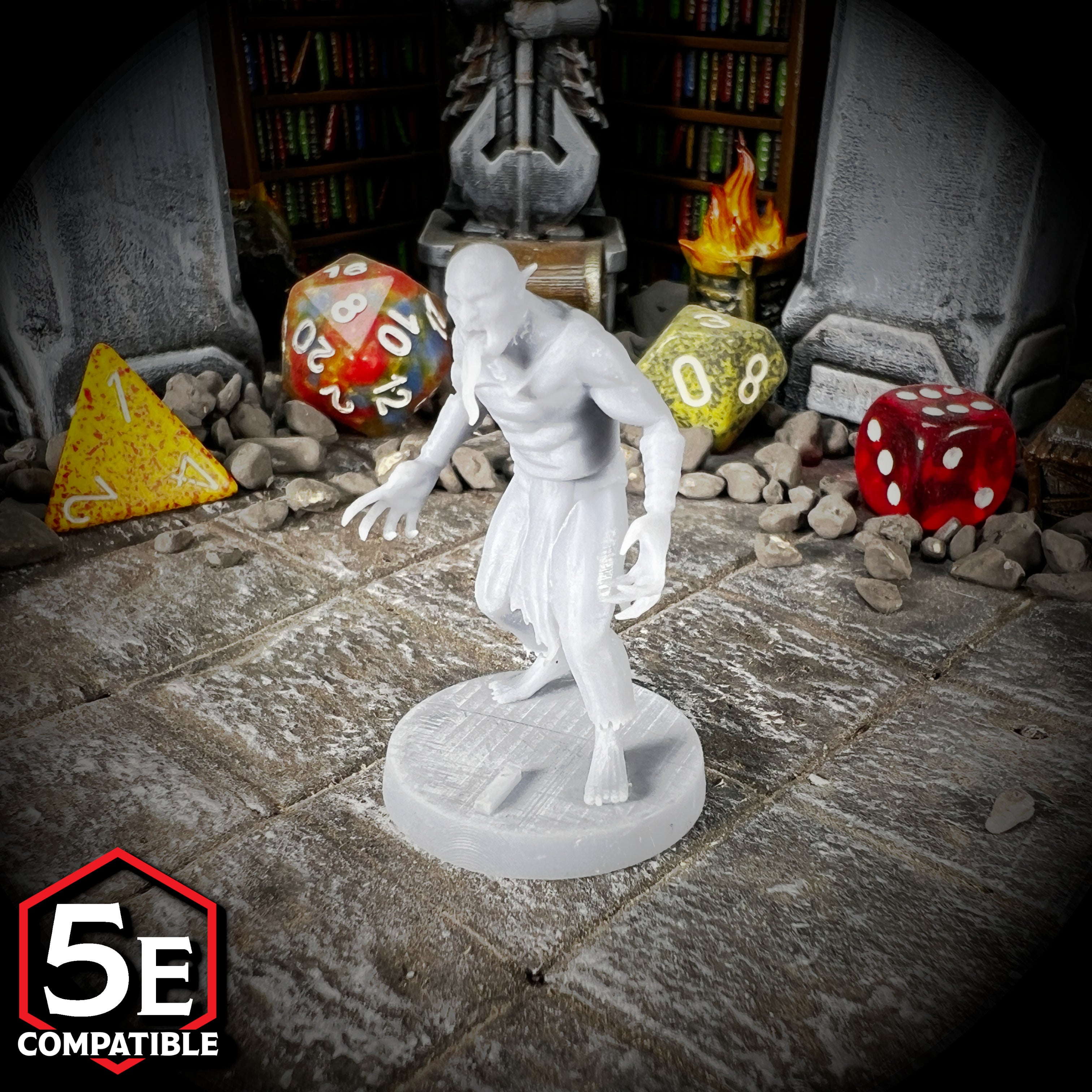 The highest quality, reasonably priced 28mm scale Ghast miniatures for Dungeons & Dragons, Pathfinder, GURPS, and other TTRPGS!