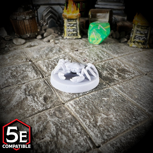 The highest quality, reasonably priced 28mm scale Giant Crab miniatures for Dungeons & Dragons, Pathfinder, GURPS, and other TTRPGS!