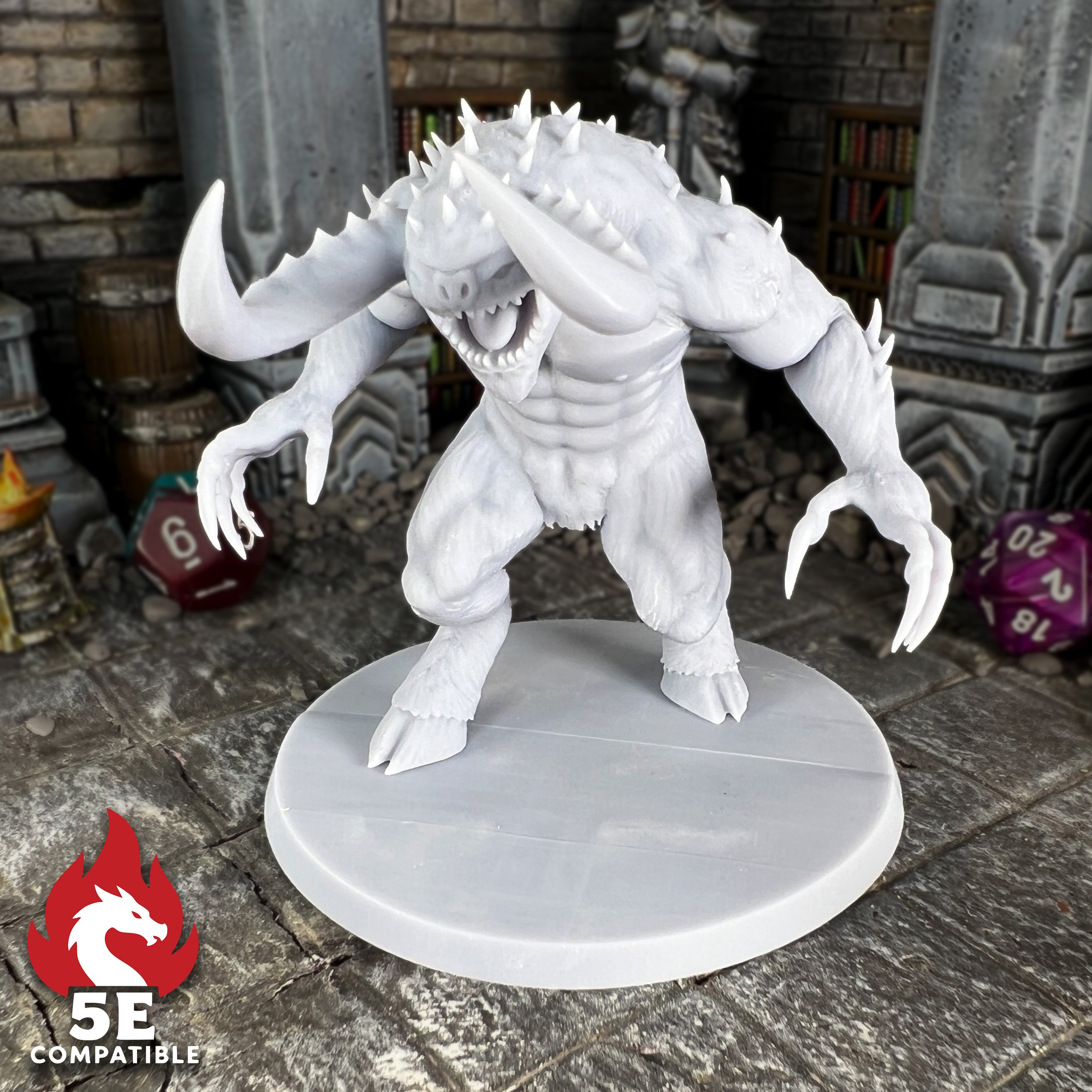 The highest quality, reasonably priced 28mm scale Goristro miniatures for Dungeons & Dragons, Pathfinder, GURPS, and other TTRPGS!