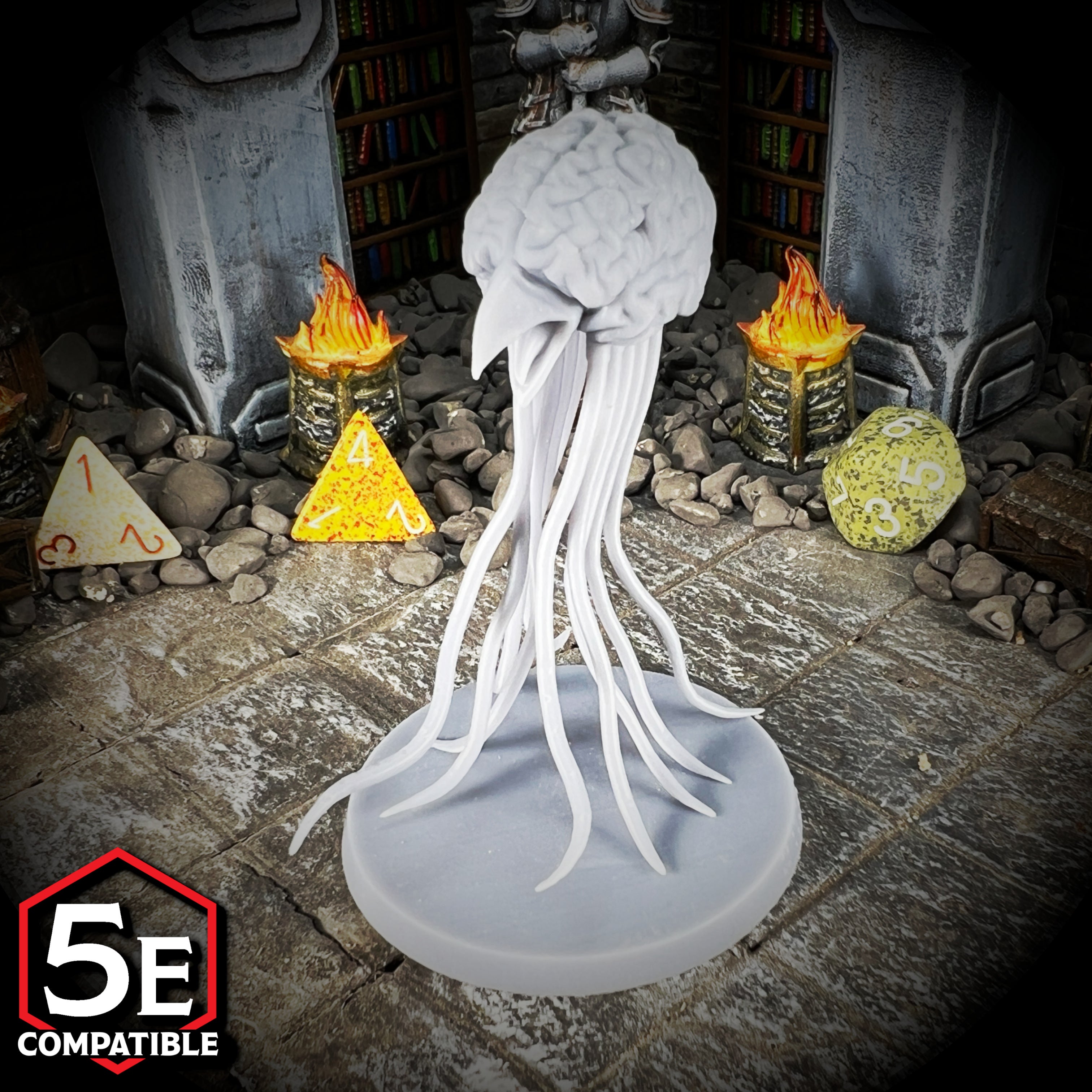 The highest quality, reasonably priced 28mm scale Grell miniatures for Dungeons & Dragons, Pathfinder, GURPS, and other TTRPGS!