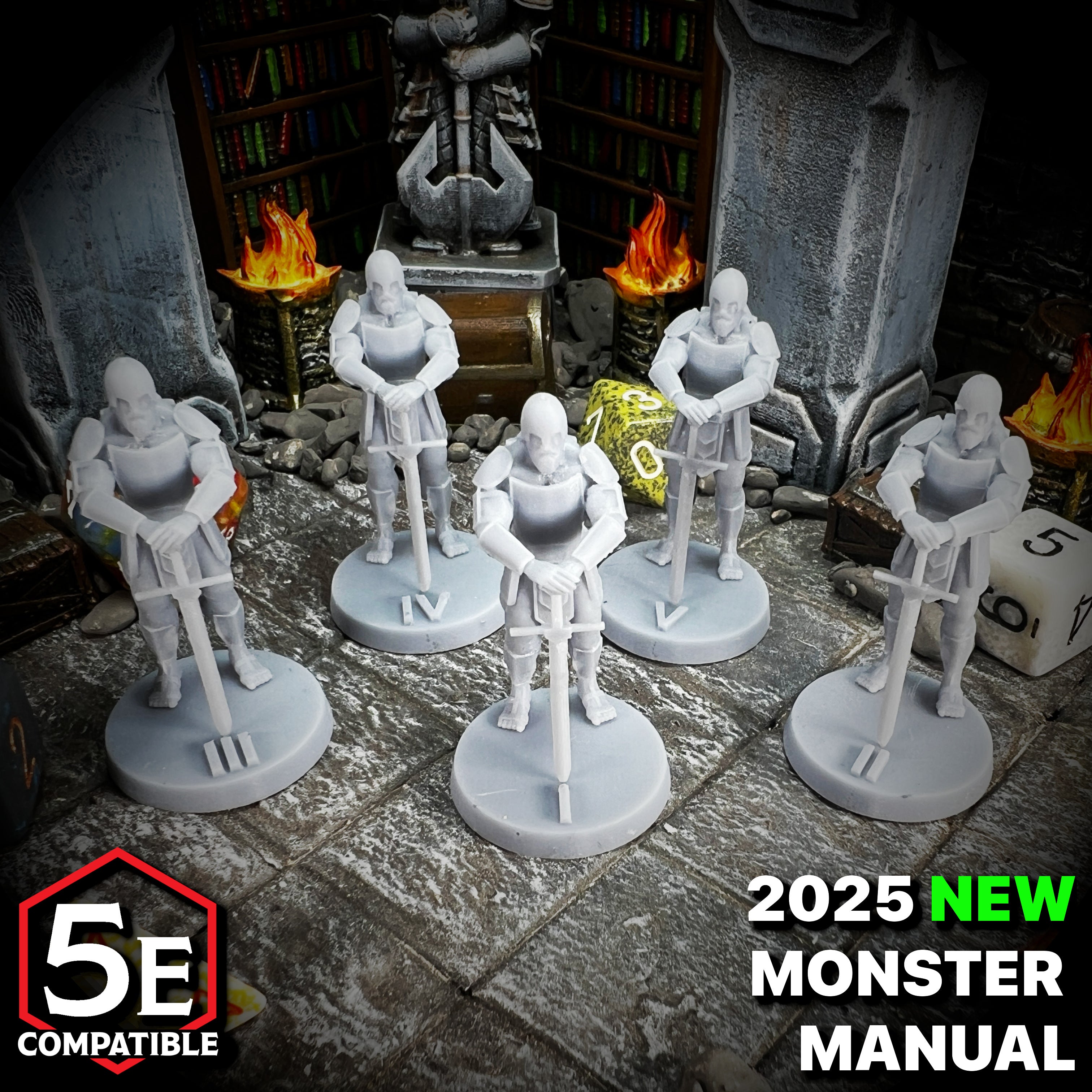 The highest quality, reasonably priced 28mm scale Guard Captain miniatures for Dungeons & Dragons, Pathfinder, GURPS, and other TTRPGS!