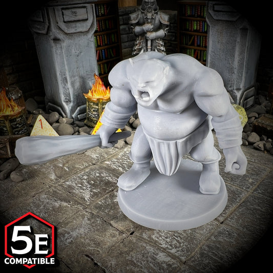 The highest quality, reasonably priced 28mm scale Half Ogre Ogrillon miniatures for Dungeons & Dragons, Pathfinder, GURPS, and other TTRPGS!