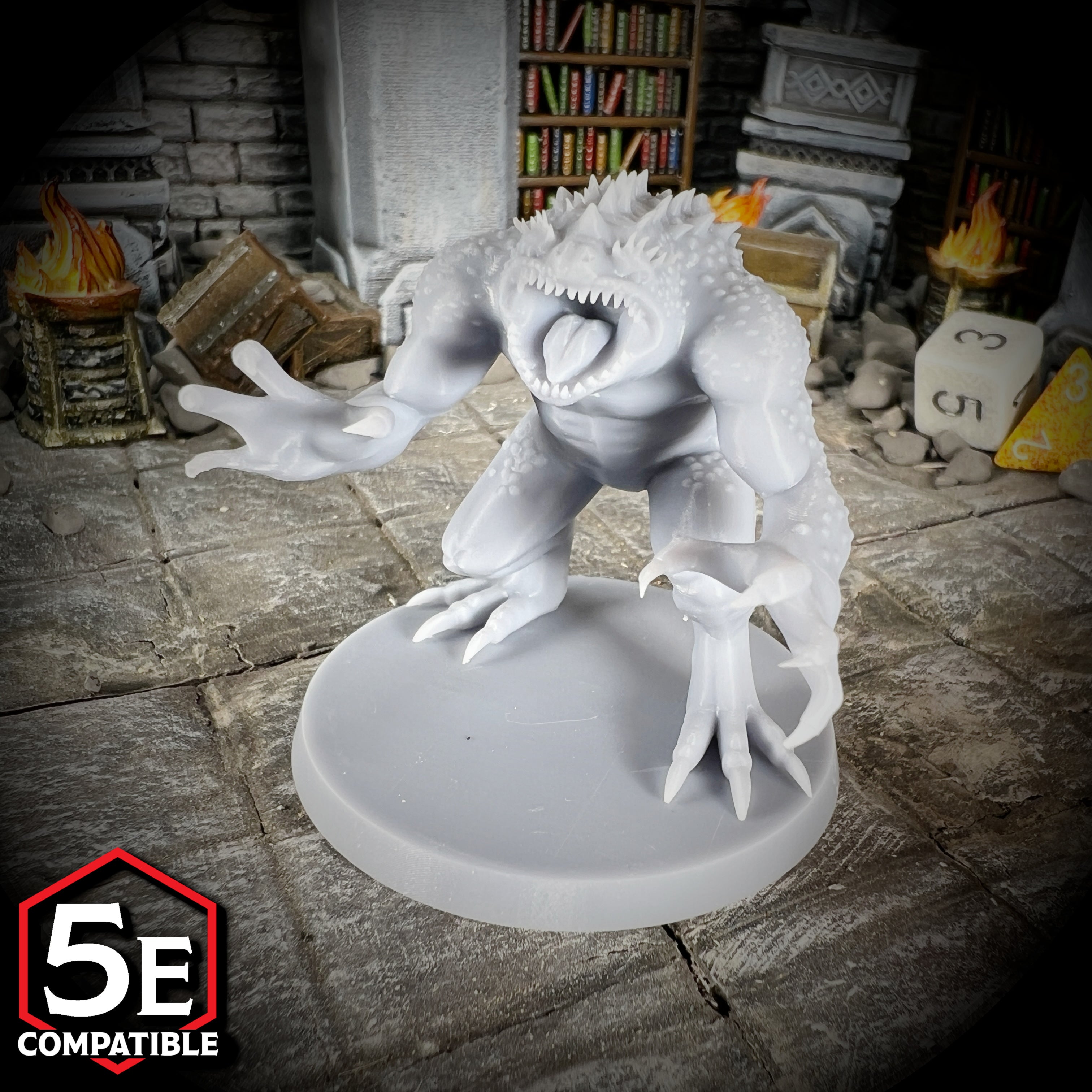 The highest quality, reasonably priced 28mm scale Hezrou miniatures for Dungeons & Dragons, Pathfinder, GURPS, and other TTRPGS!