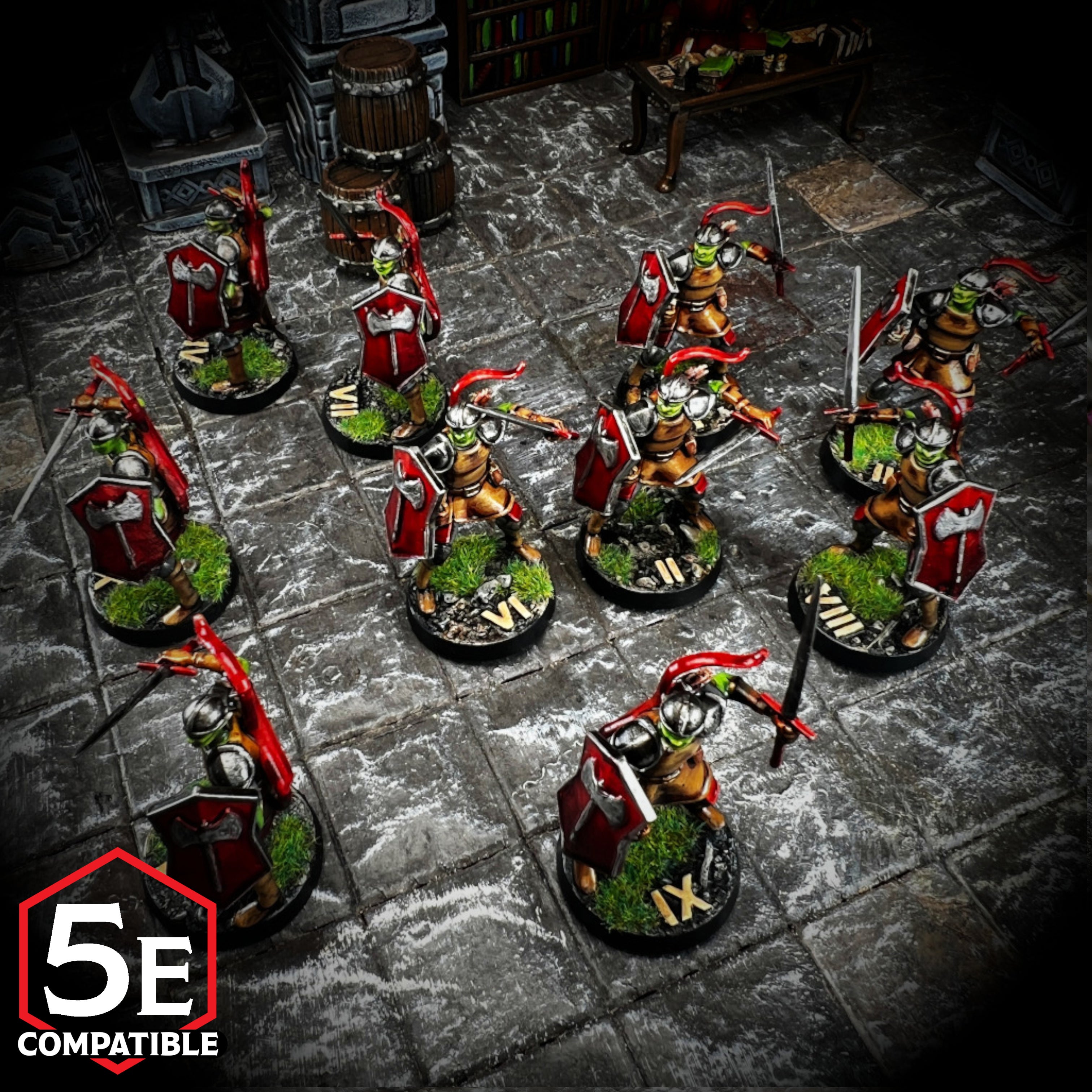 The highest quality, reasonably priced 28mm scale Hobgoblin miniatures for Dungeons & Dragons, Pathfinder, GURPS, and other TTRPGS!