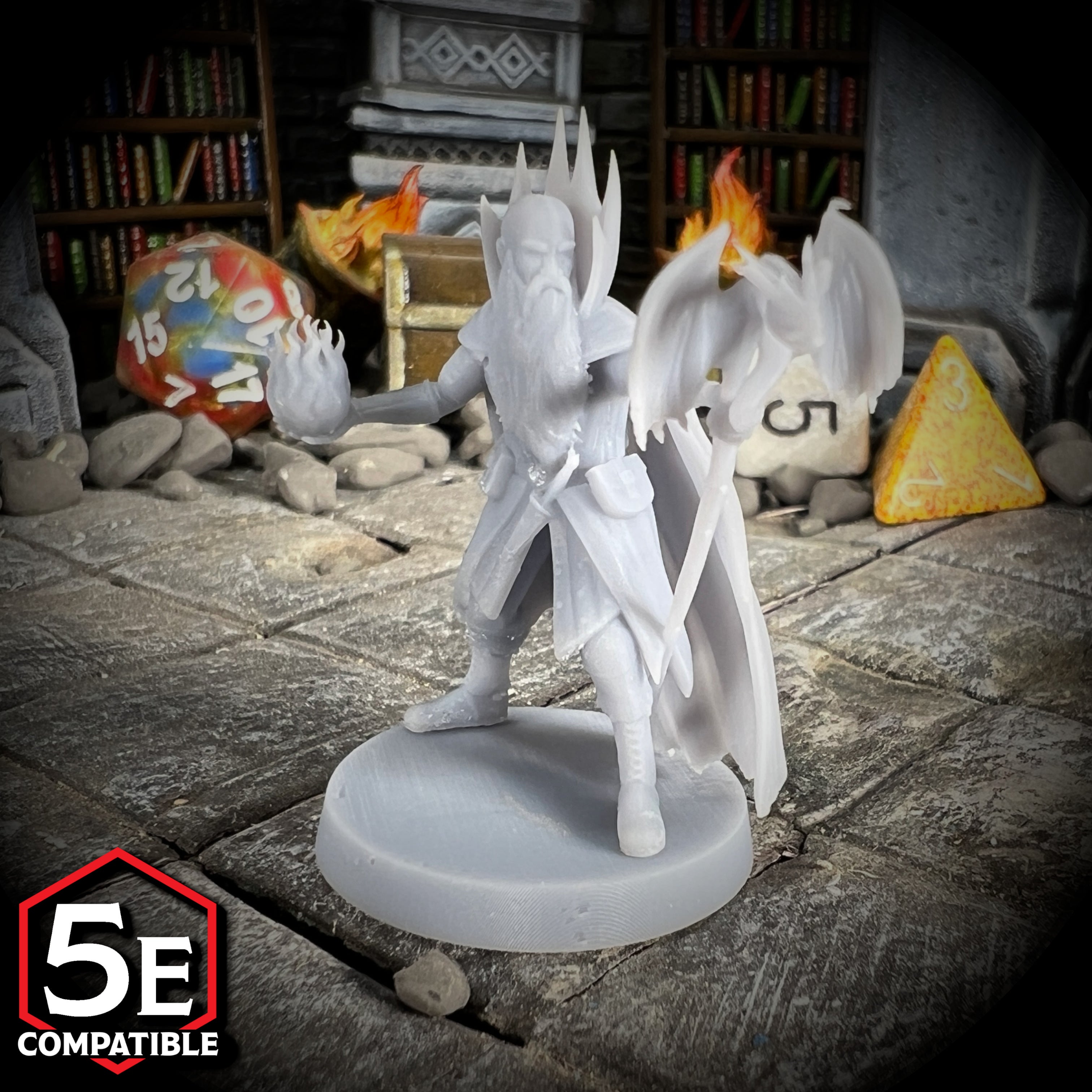 Human Mage - Kelek - Fantasy TTRPG Miniatures