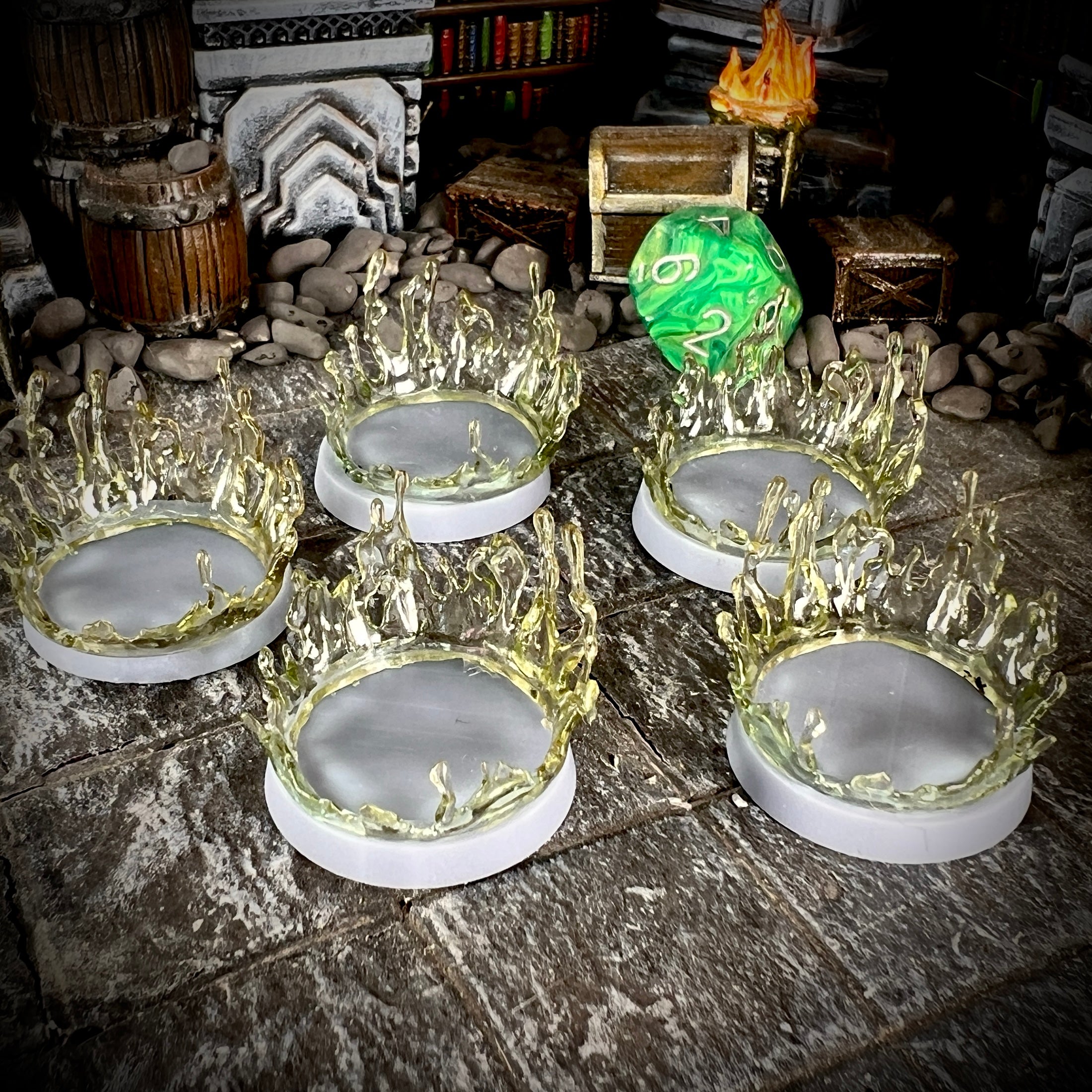 Swamp Water AccuBASE - 28mm 32mm DND Miniatures D&D Minis Dungeons and Dragons