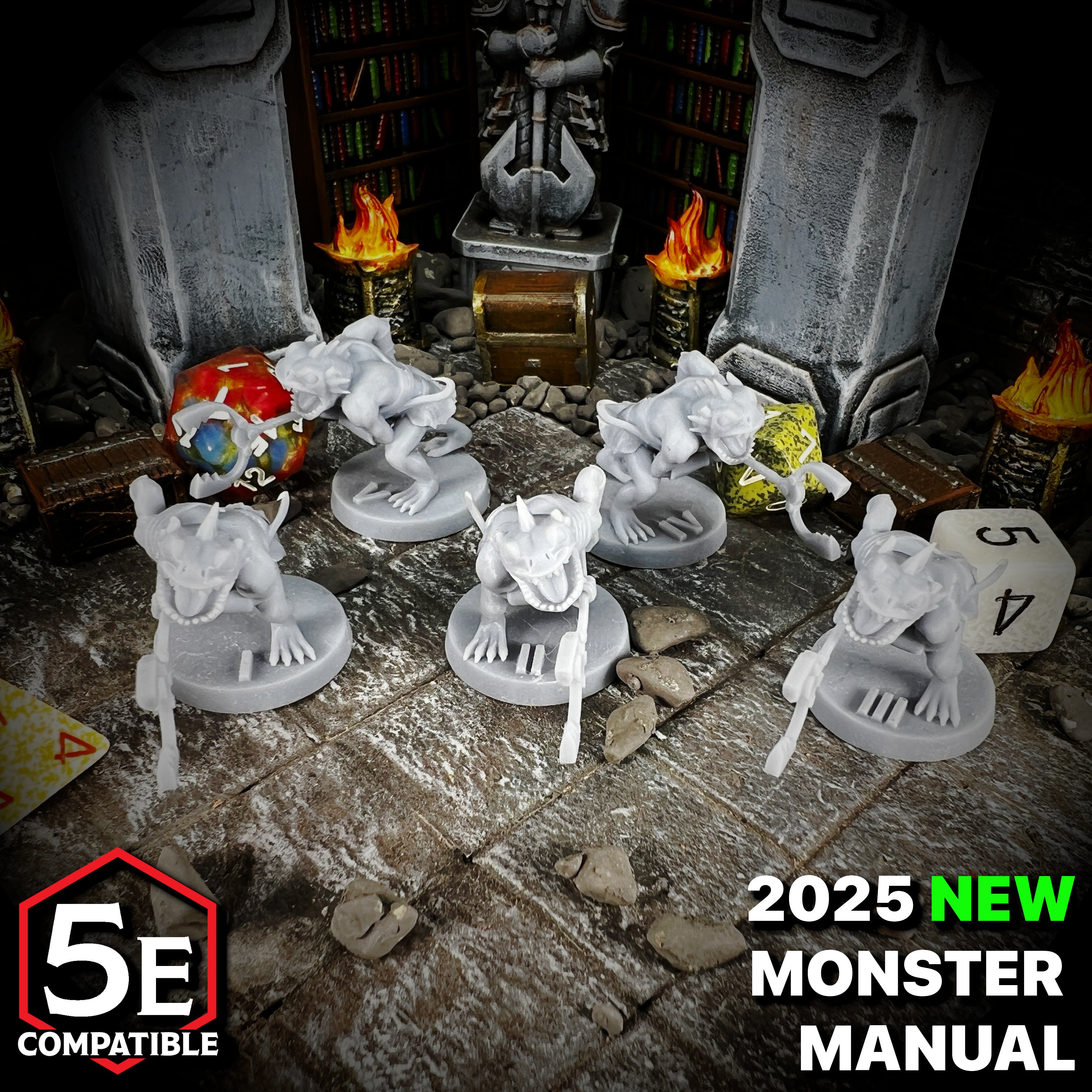 The highest quality, reasonably priced 28mm scale Kuo-toa Monitor miniatures for Dungeons & Dragons, Pathfinder, GURPS, and other TTRPGS!