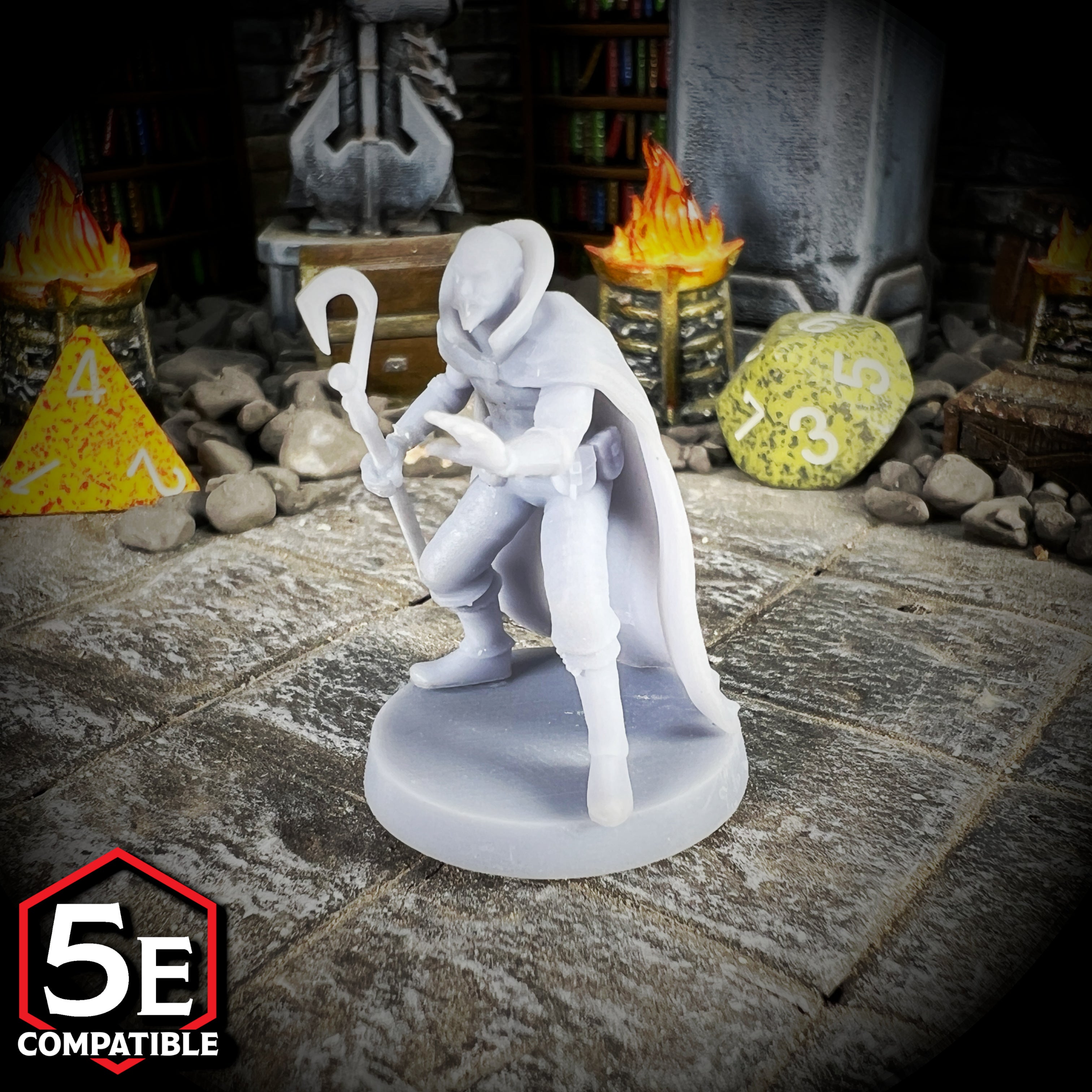 The highest quality, reasonably priced 28mm scale Mage Apprentice miniatures for Dungeons & Dragons, Pathfinder, GURPS, and other TTRPGS!