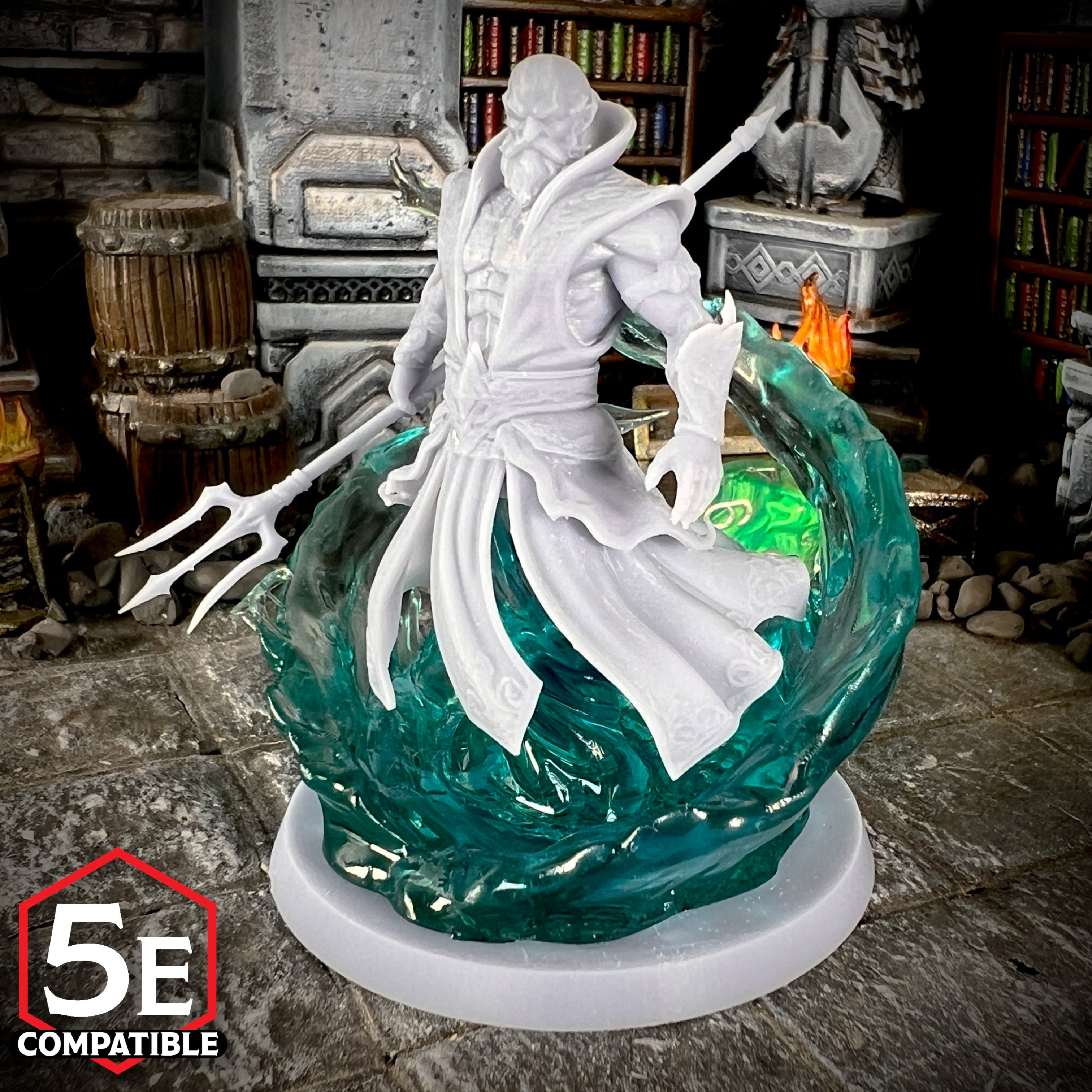 The highest quality, reasonably priced 28mm scale Marid miniatures for Dungeons & Dragons, Pathfinder, GURPS, and other TTRPGS!