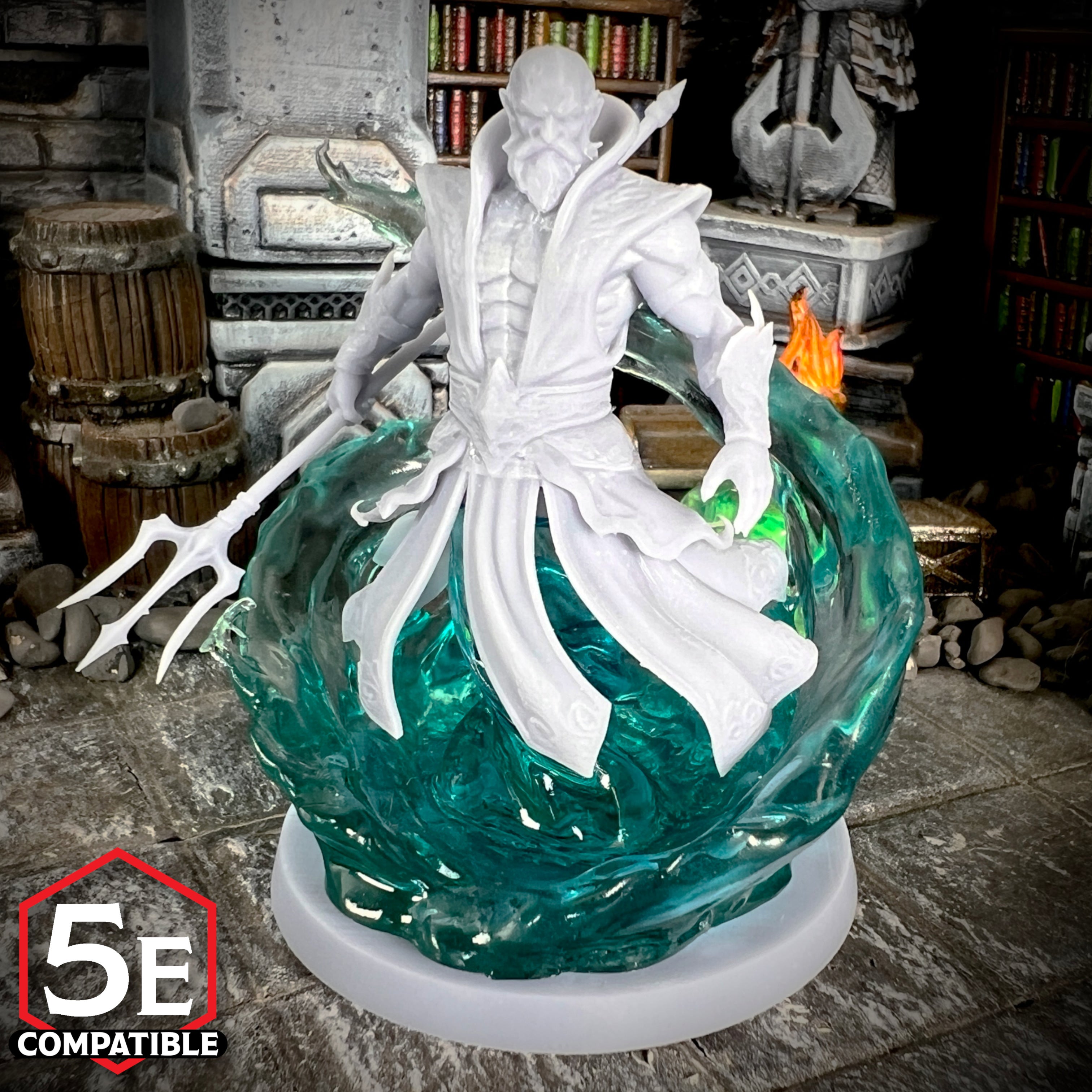 The highest quality, reasonably priced 28mm scale Marid miniatures for Dungeons & Dragons, Pathfinder, GURPS, and other TTRPGS!