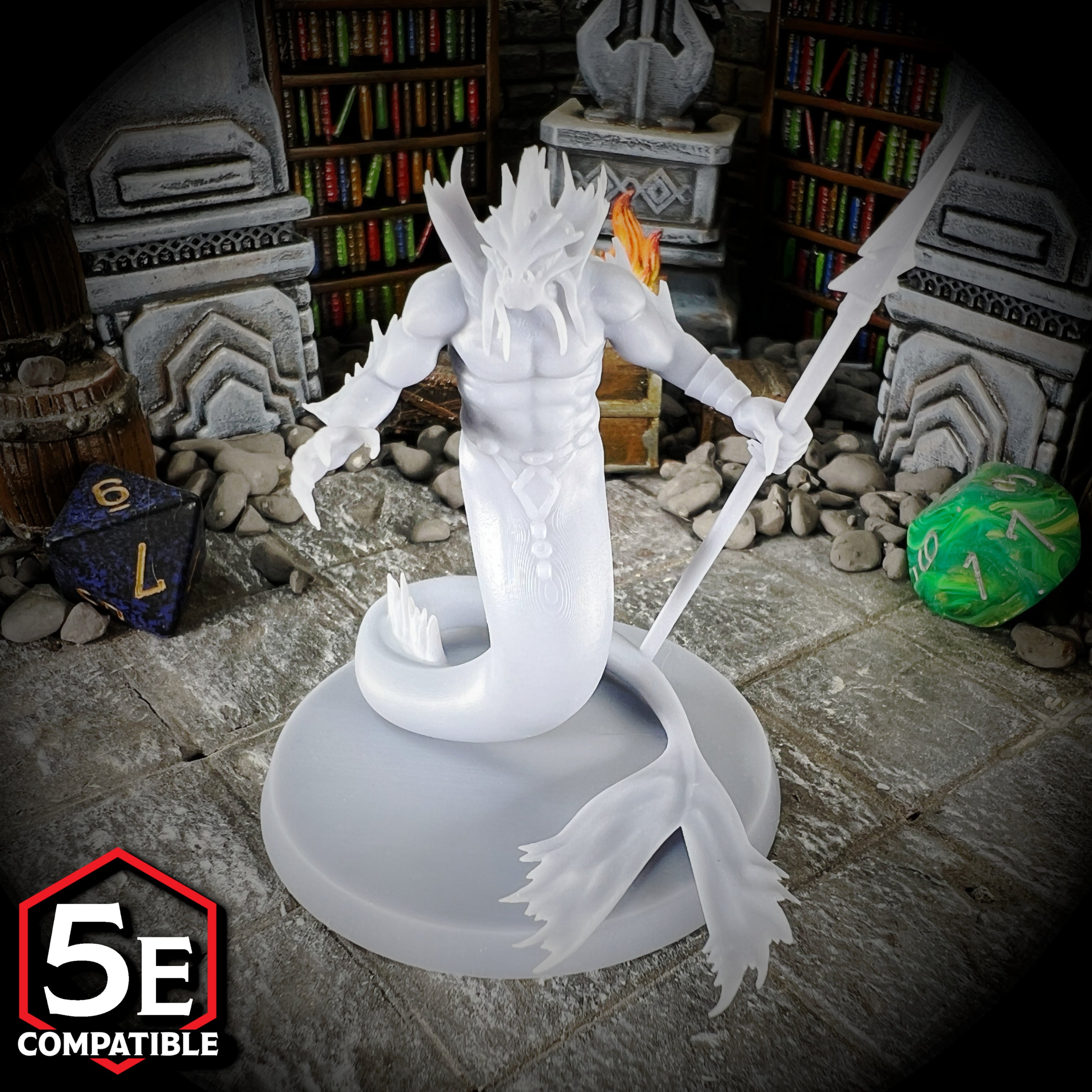 The highest quality, reasonably priced 28mm scale Merrow miniatures for Dungeons & Dragons, Pathfinder, GURPS, and other TTRPGS!