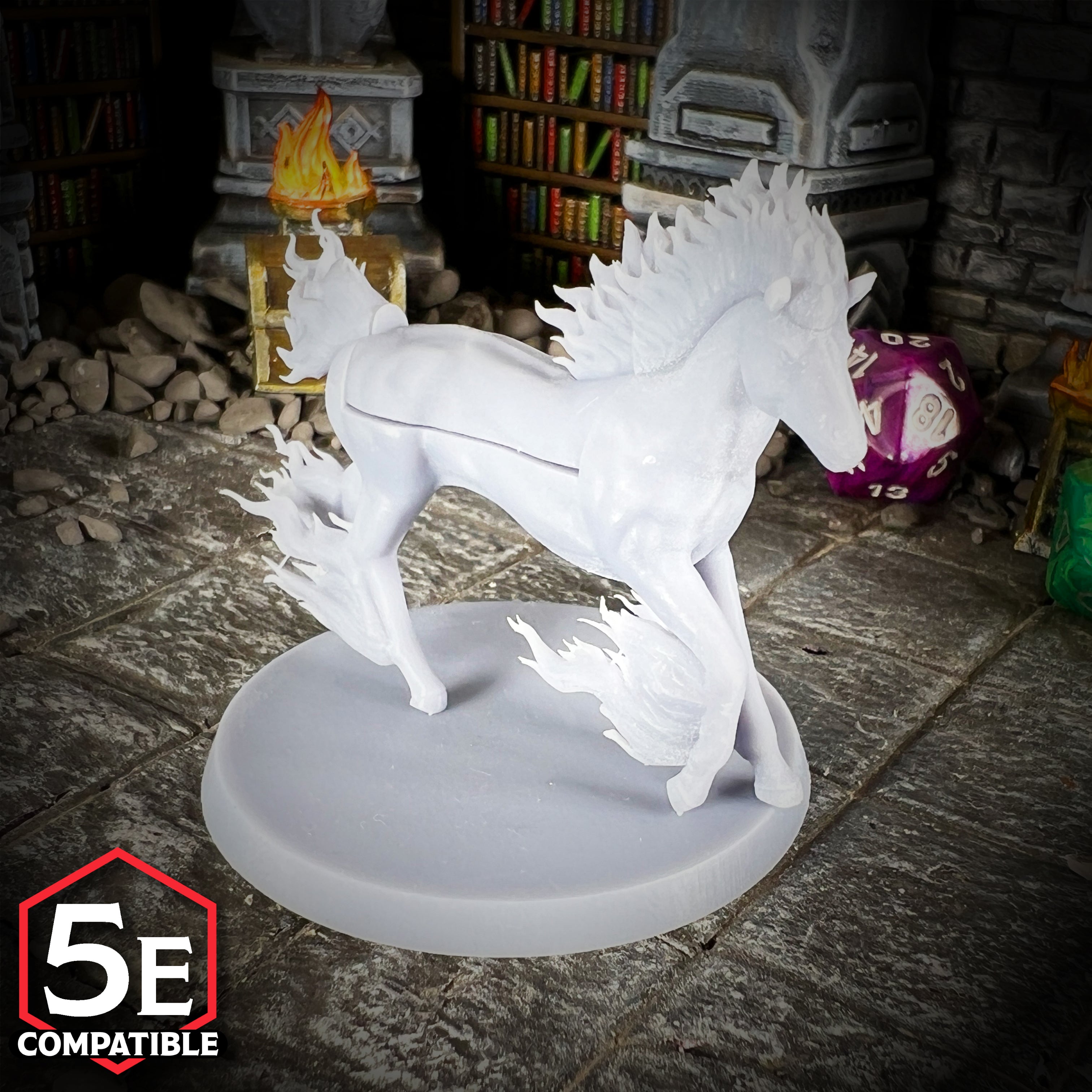 Nightmare Transformer Mount - 28mm 32mm DND Miniatures D&D Minis Dungeons and Dragons