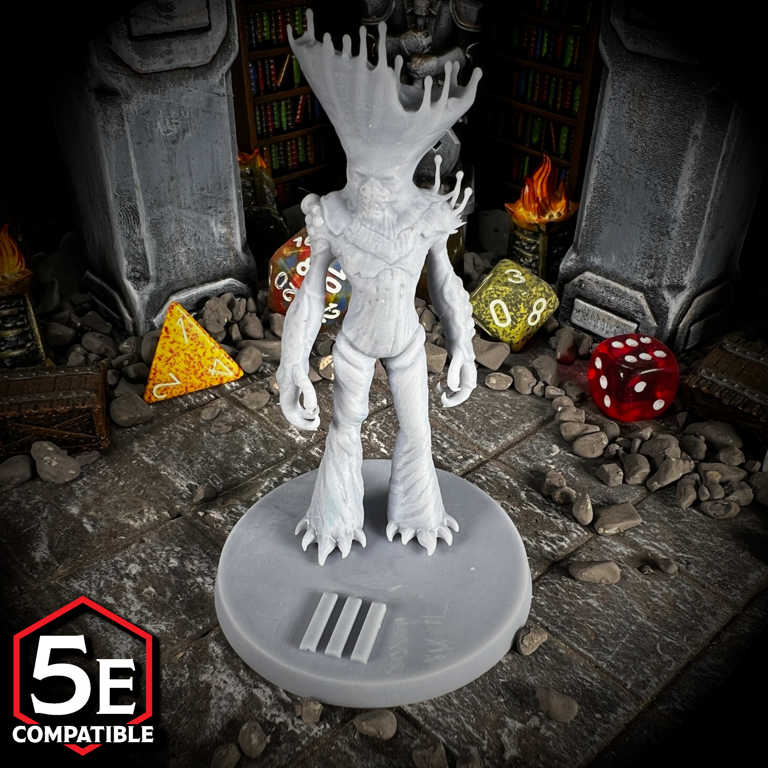 The highest quality, reasonably priced 28mm scale Myconid Sovereign miniatures for Dungeons & Dragons, Pathfinder, GURPS, and other TTRPGS!