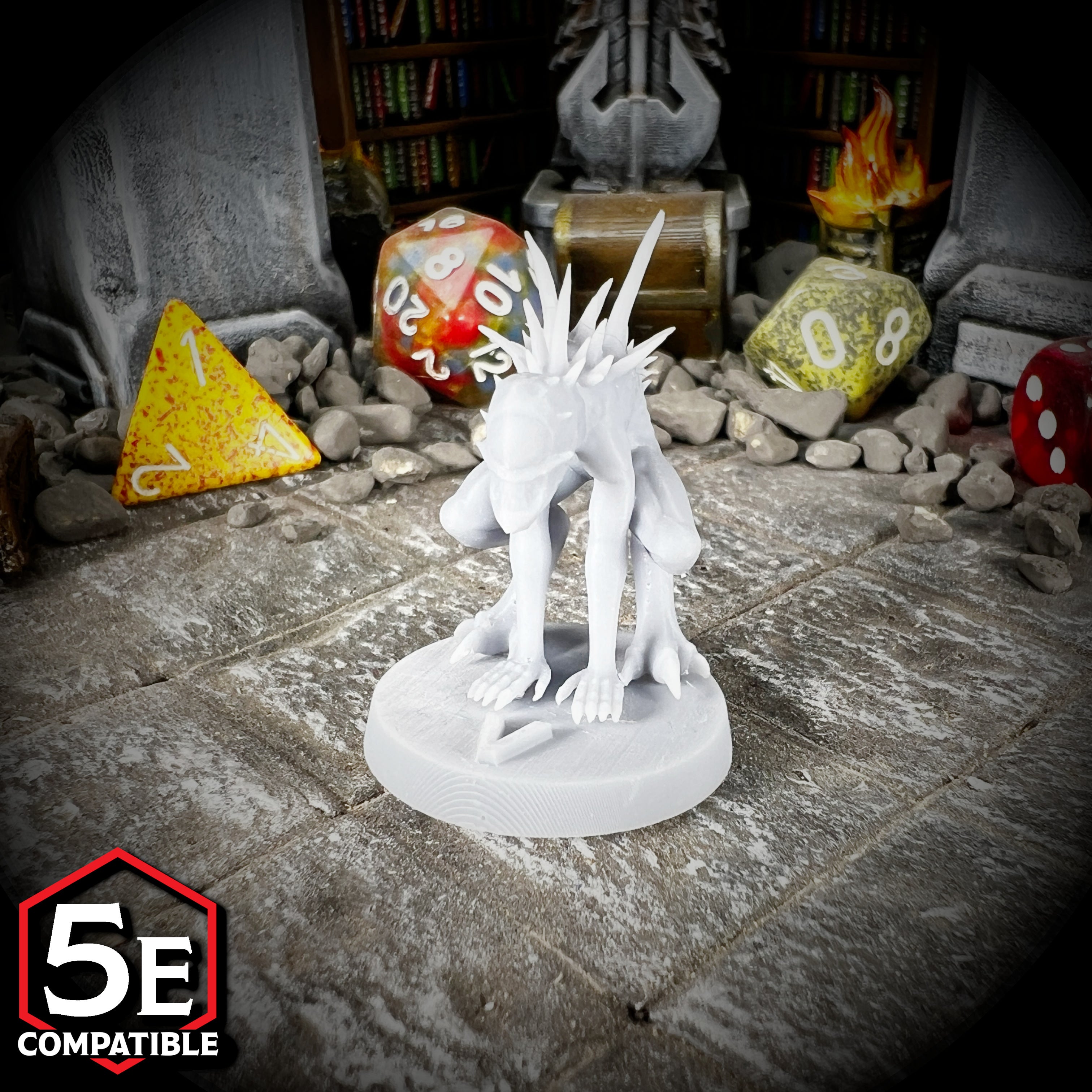 The highest quality, reasonably priced 28mm scale Nothic miniatures for Dungeons & Dragons, Pathfinder, GURPS, and other TTRPGS!