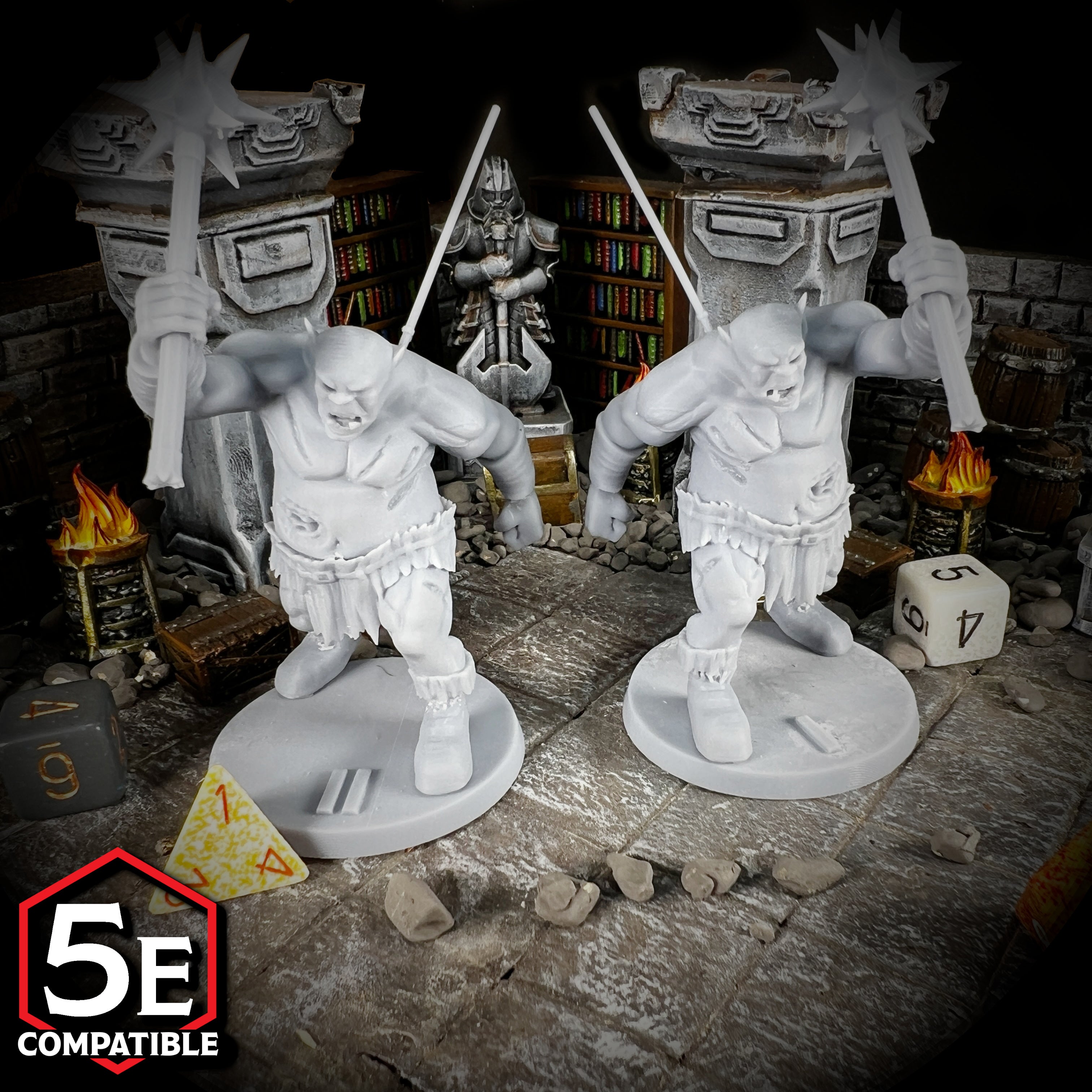 The highest quality, reasonably priced 28mm scale Ogre Zombie miniatures for Dungeons & Dragons, Pathfinder, GURPS, and other TTRPGS!