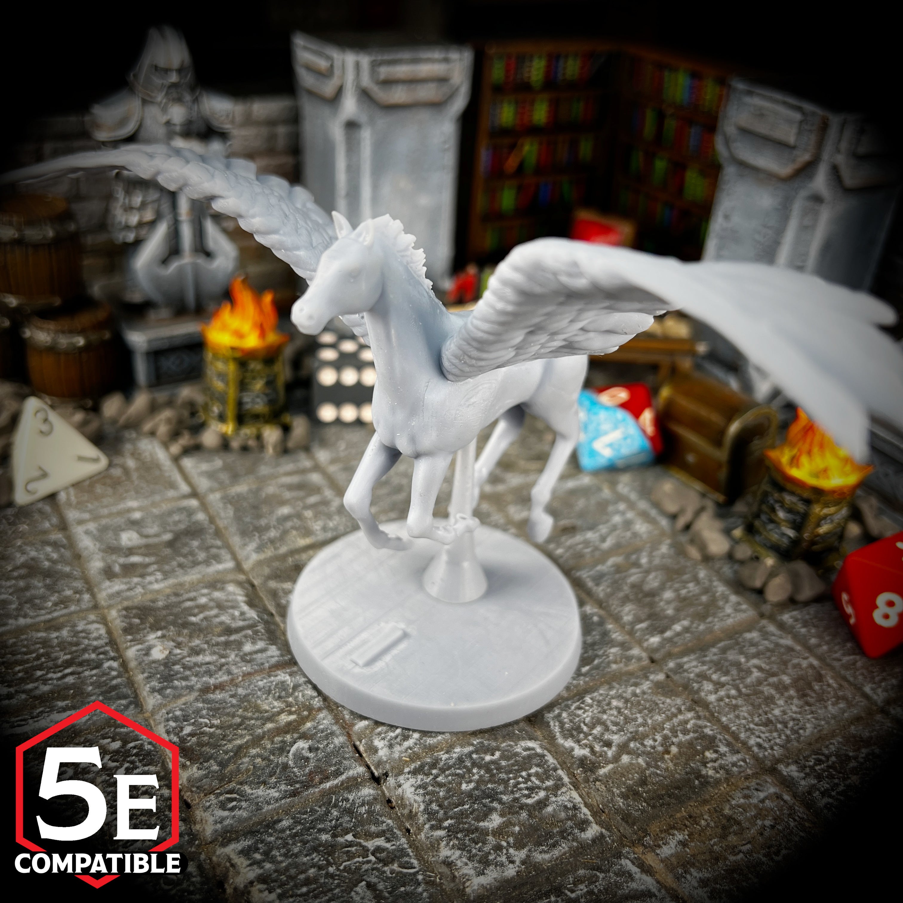 The highest quality, reasonably priced 28mm scale Pegasus miniatures for Dungeons & Dragons, Pathfinder, GURPS, and other TTRPGS!