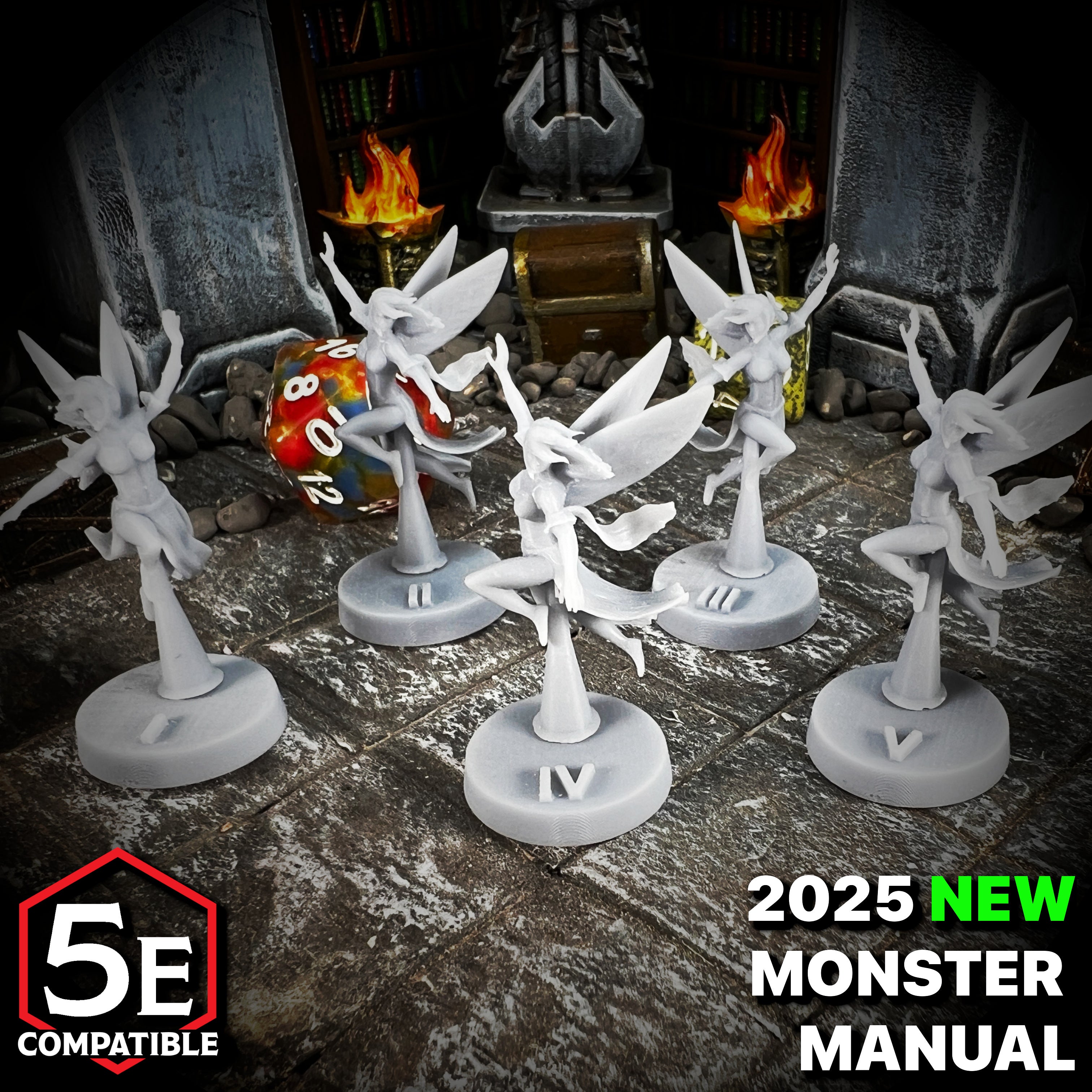 The highest quality, reasonably priced 28mm scale Pixie Wonderbringer miniatures for Dungeons & Dragons, Pathfinder, GURPS, and other TTRPGS!