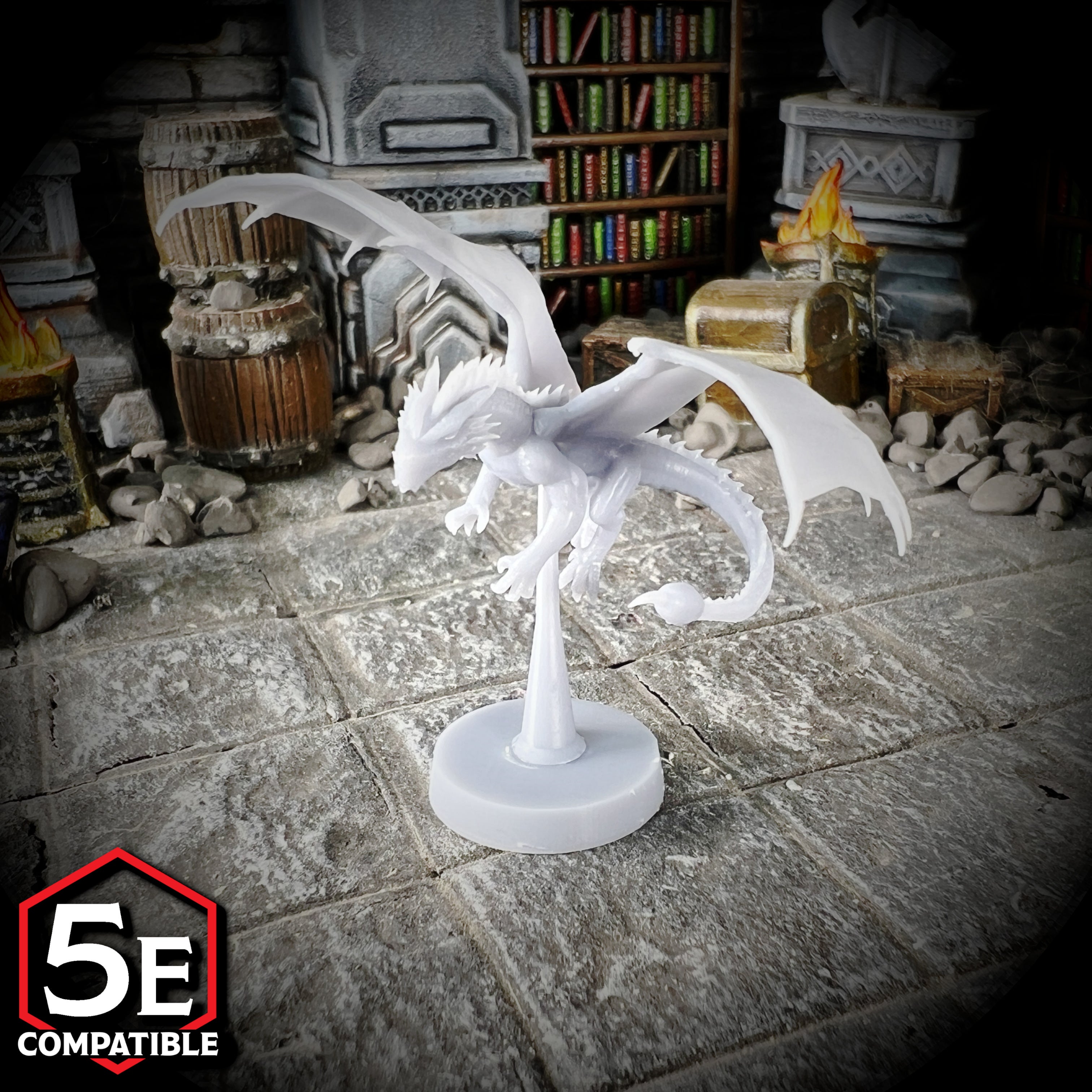 The highest quality, reasonably priced 28mm scale Pseudodragon miniatures for Dungeons & Dragons, Pathfinder, GURPS, and other TTRPGS!